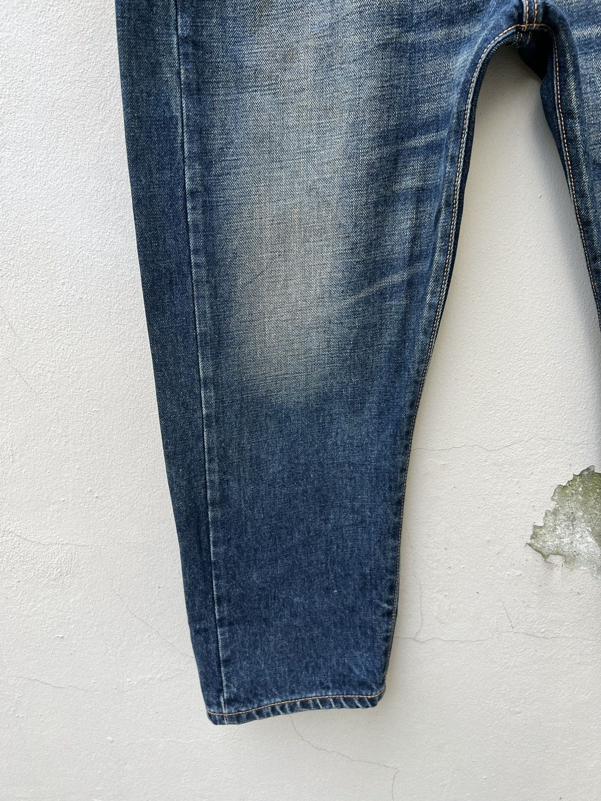 Issey Miyake Issey Miyake Zucca Redline Selvedge Denim Cropped Jeans Size US 30 / EU 46 - 6 Thumbnail