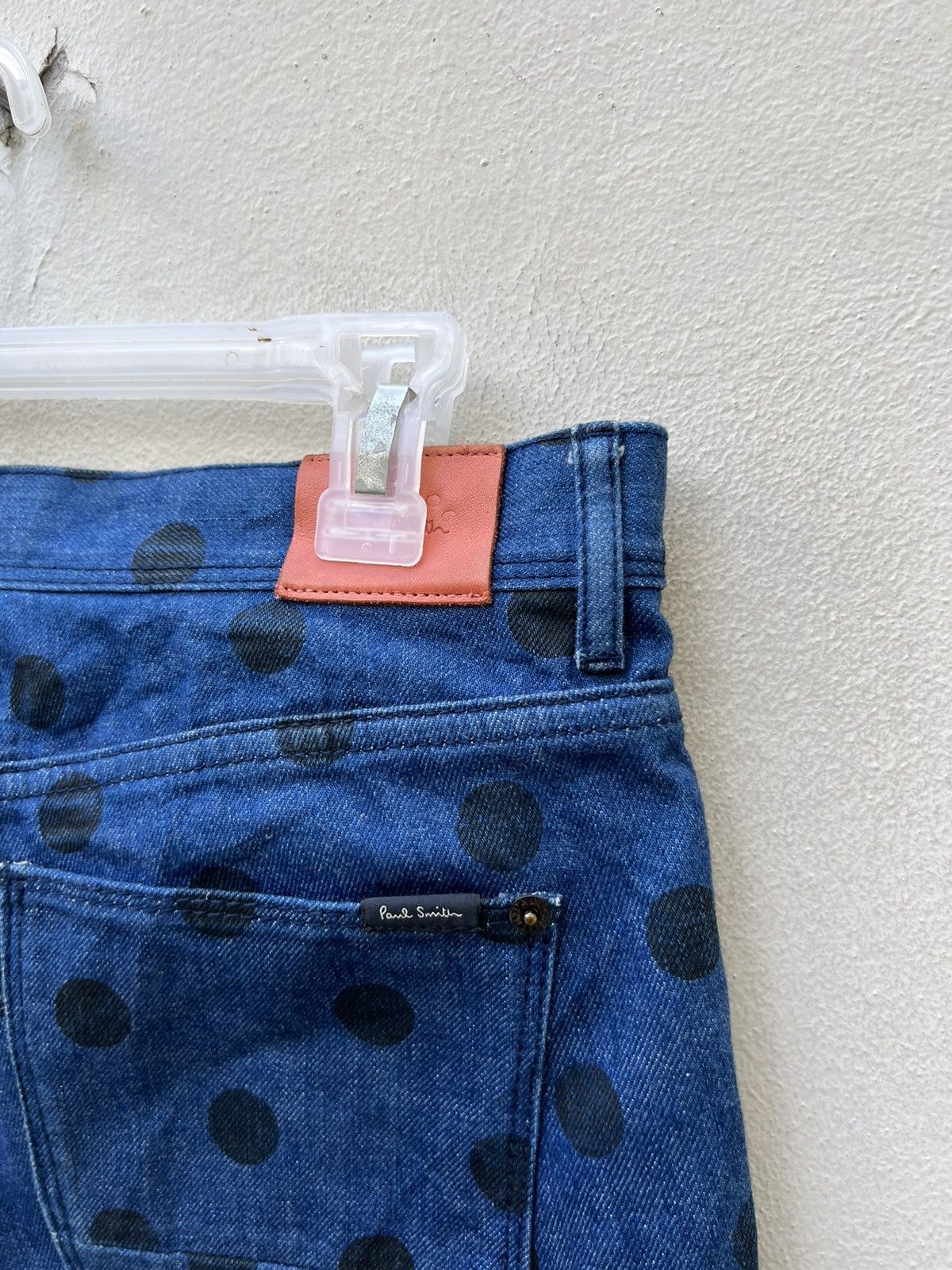 Paul Smith Paul Smiths Polka Dot Denim Cropped Jeans Size US 29 - 13 Thumbnail