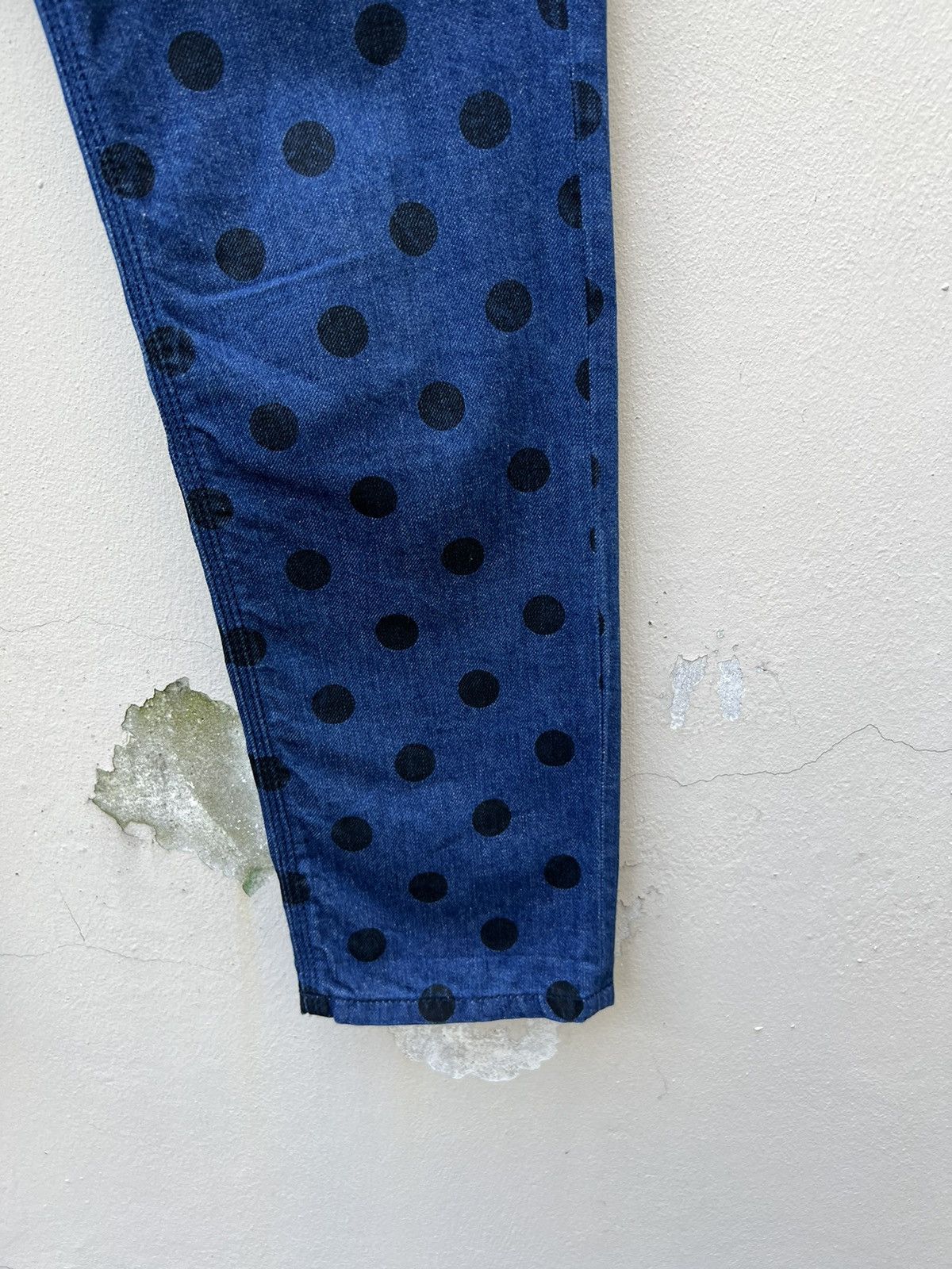 Paul Smith Paul Smiths Polka Dot Denim Cropped Jeans Size US 29 - 9 Thumbnail