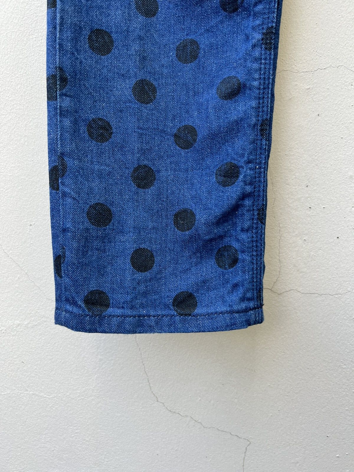 Paul Smith Paul Smiths Polka Dot Denim Cropped Jeans Size US 29 - 7 Thumbnail