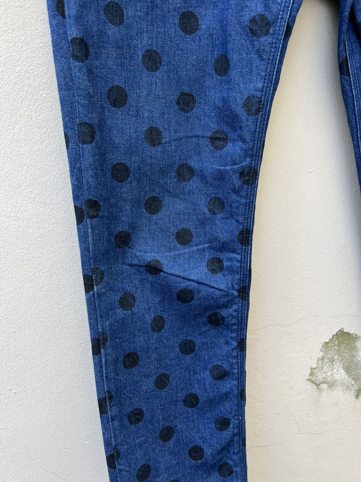 Paul Smith Paul Smiths Polka Dot Denim Cropped Jeans Size US 29 - 6 Thumbnail
