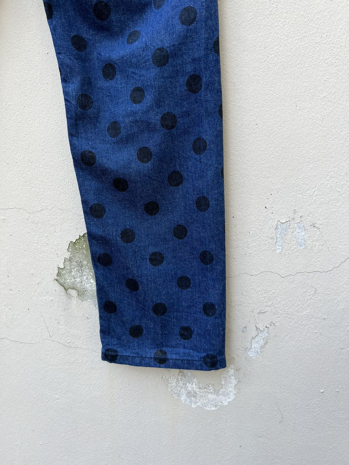Paul Smith Paul Smiths Polka Dot Denim Cropped Jeans Size US 29 - 14 Thumbnail