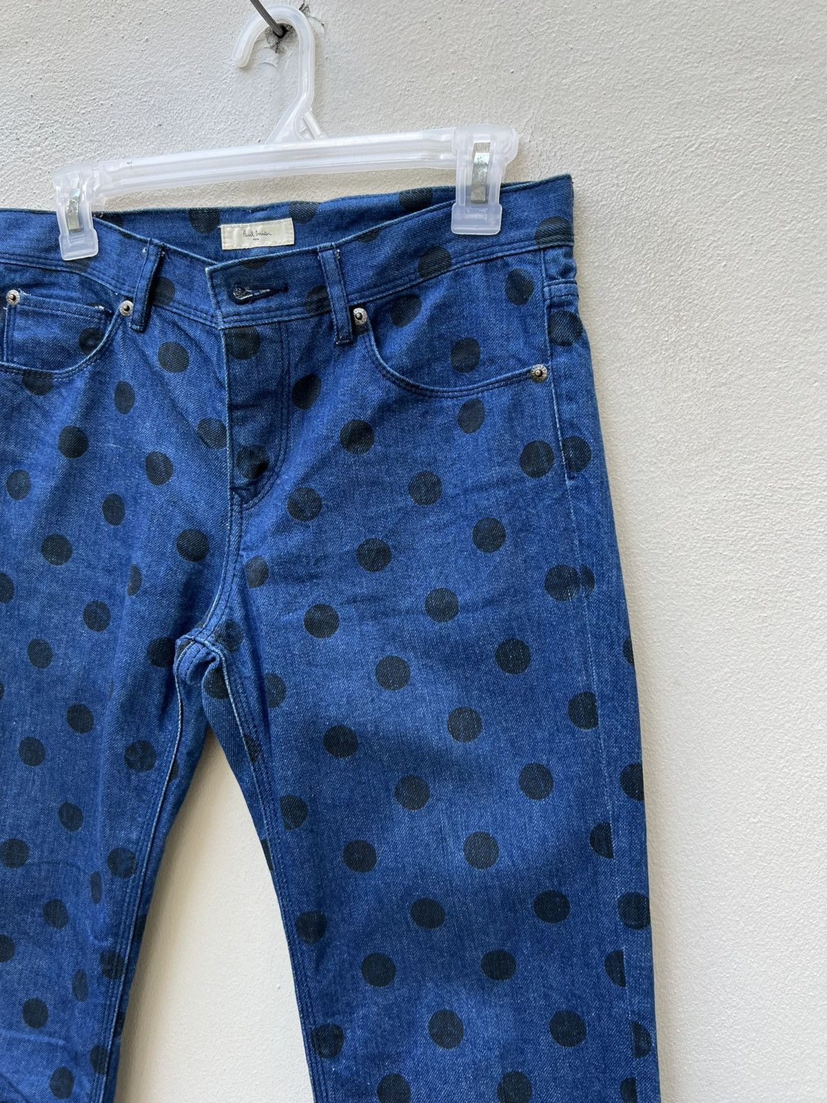 Paul Smith Paul Smiths Polka Dot Denim Cropped Jeans Size US 29 - 8 Thumbnail