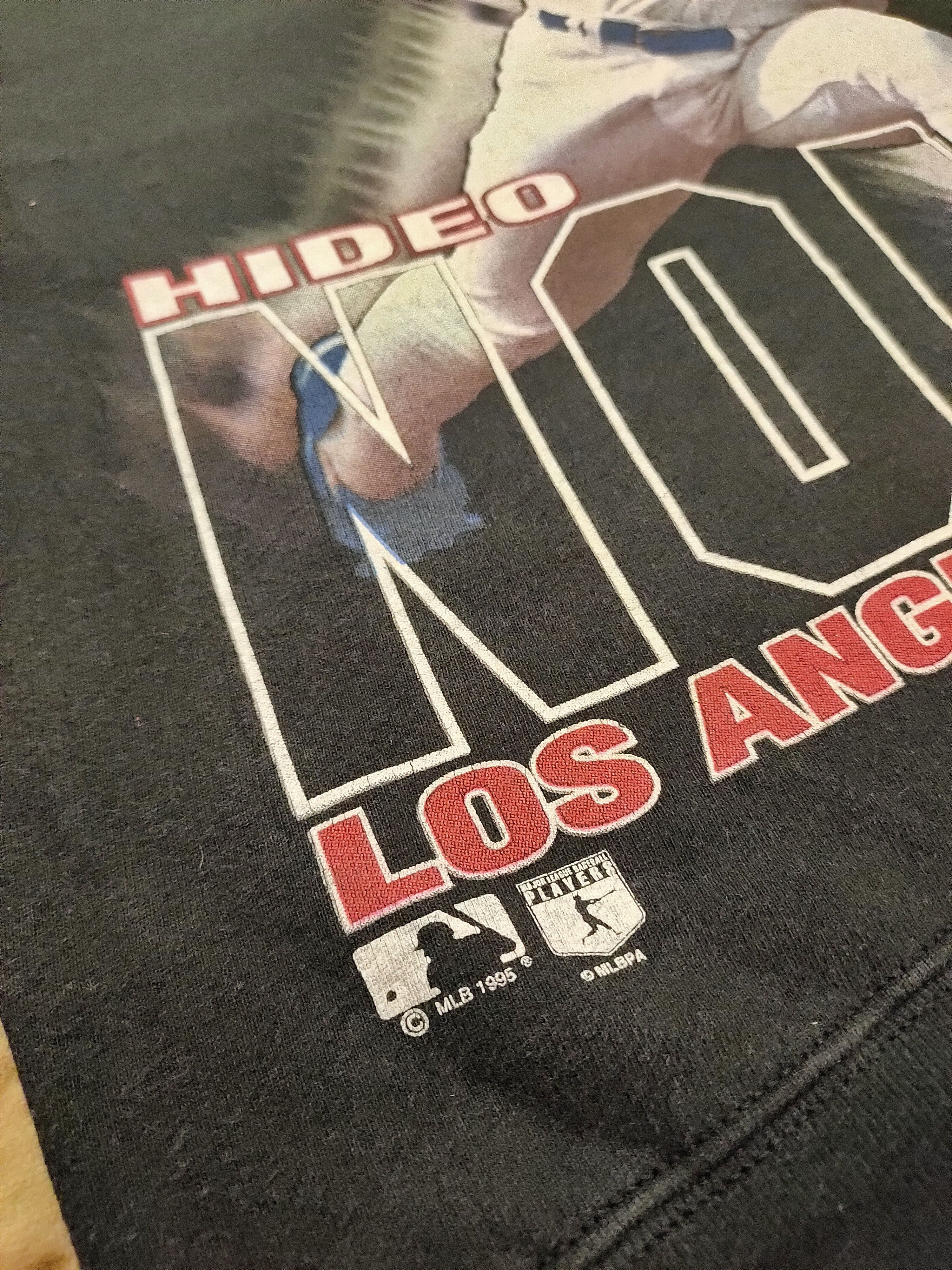 MLB Vintage Dodgers Hideo Nomo 1995 Sweatshirt Sweater Jumper Size US L / EU 52-54 / 3 - 3 Thumbnail
