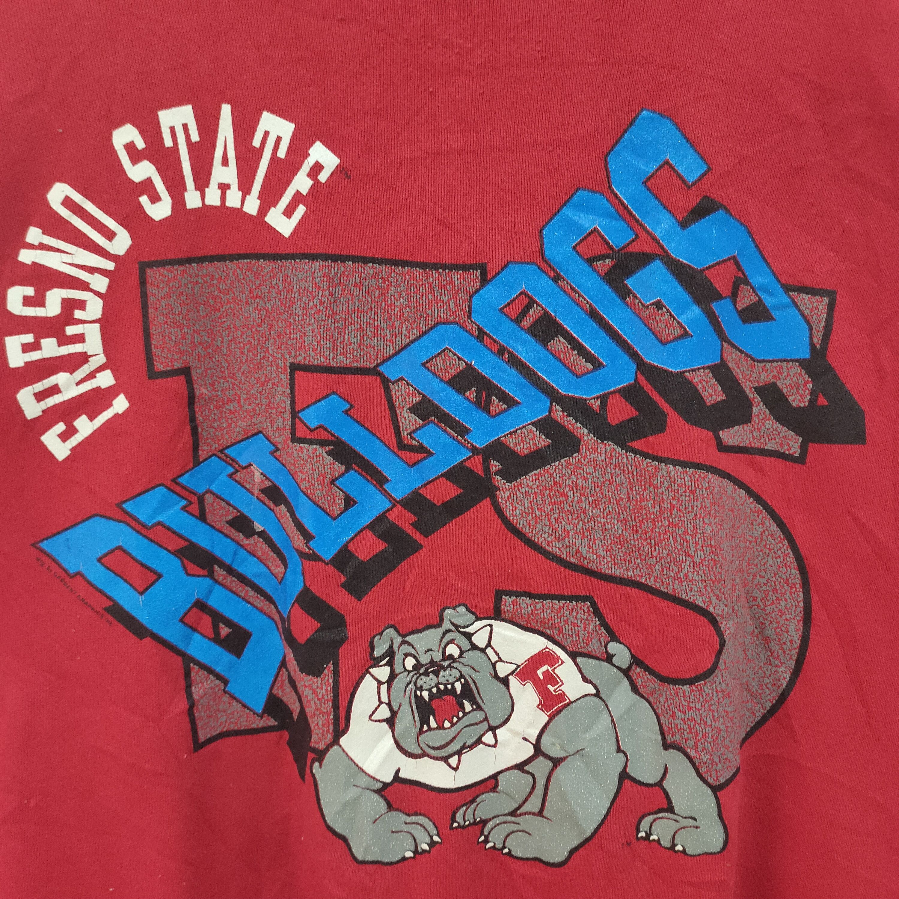 Vintage vintage fresno state bulldogs sweatshirt oversize crewneck Size US XXL / EU 58 / 5 - 3 Thumbnail