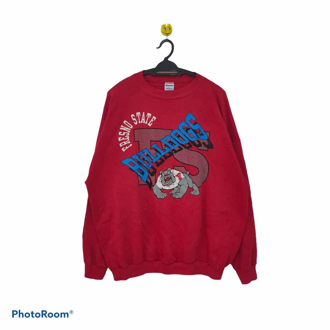 Vintage vintage fresno state bulldogs sweatshirt oversize crewneck Size US XXL / EU 58 / 5 - 1 Thumbnail