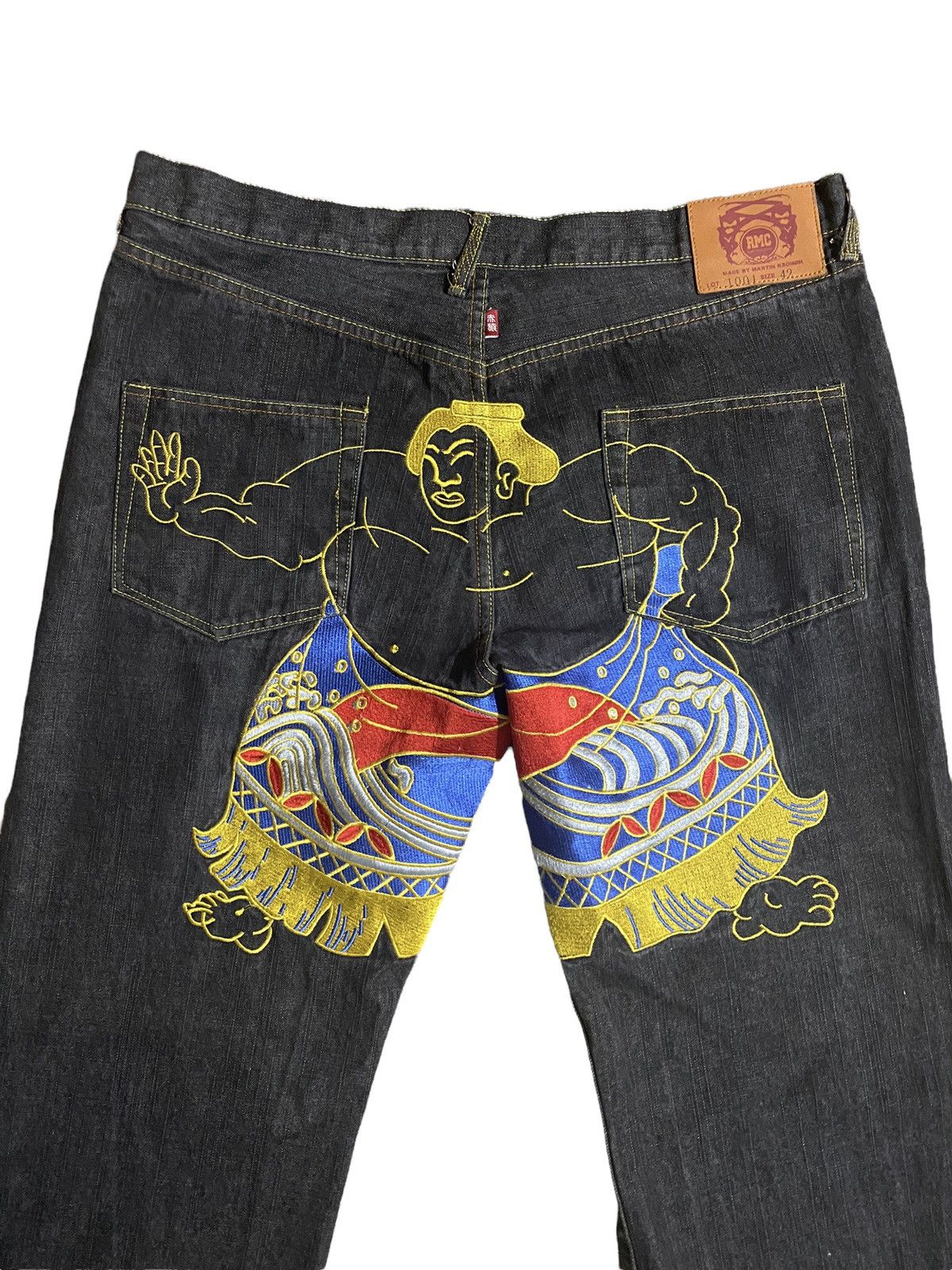 Ed Hardy × RMC Jeans martin ksohoh rmc red monkey jeans sumo size 42x32 ...