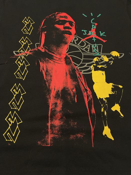 Travis scott mj 1 tee online black