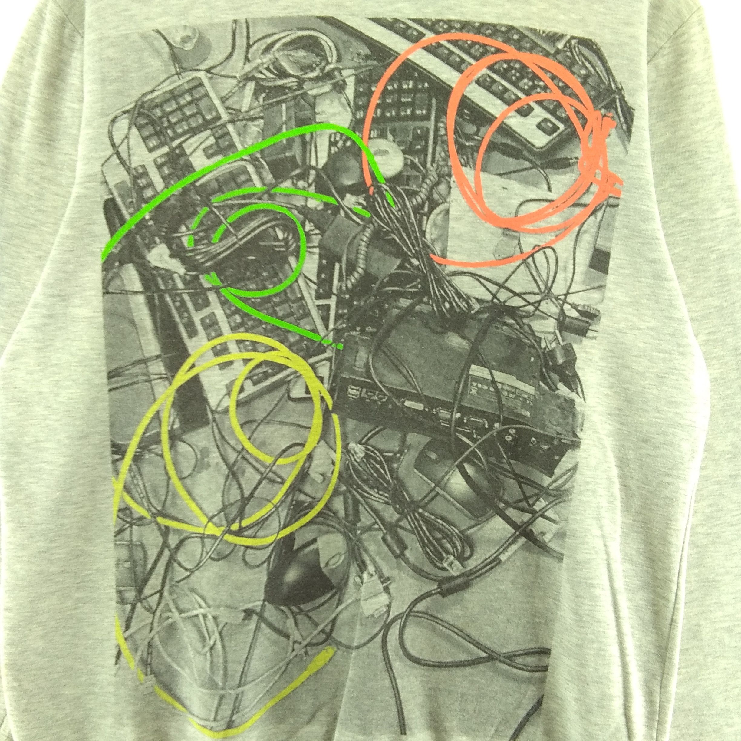 Divided × H&M Divided H&M Sweatshirt Pullover Computer Cable Mess Size US L / EU 52-54 / 3 - 2 Thumbnail