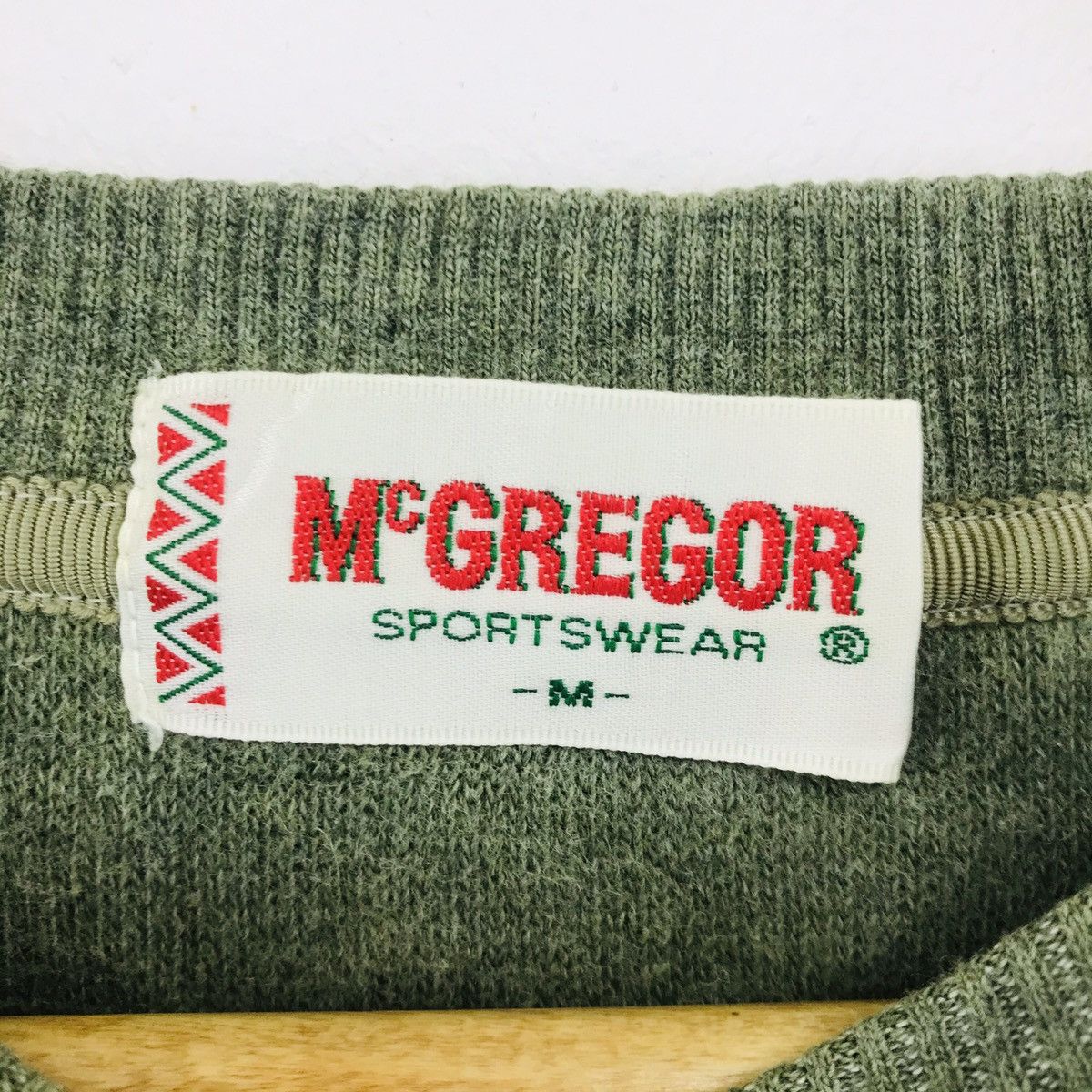 McGregor MC GREGOR Sweatshirt Lite Green Color Pullover Crewneck Size US M / EU 48-50 / 2 - 4 Thumbnail
