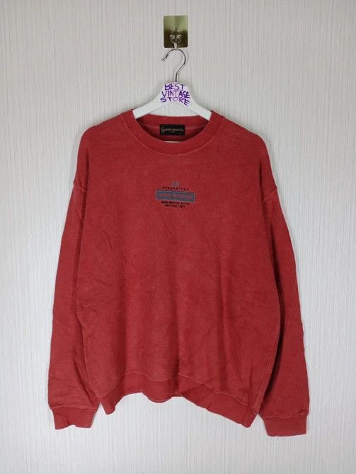 Gianni Valentino Vintage Gianni Valentino Italy Center Logo Crewneck Size US L / EU 52-54 / 3 - 2 Thumbnail