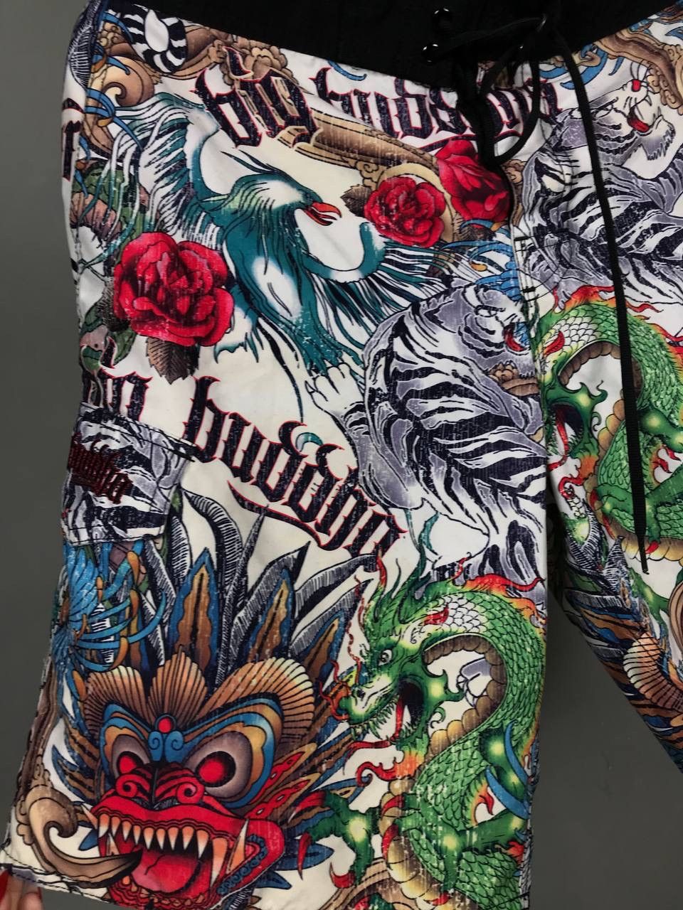 Other Big Buddha crazy multicolor overprinted shorts Size US 34 / EU 50 - 3 Thumbnail