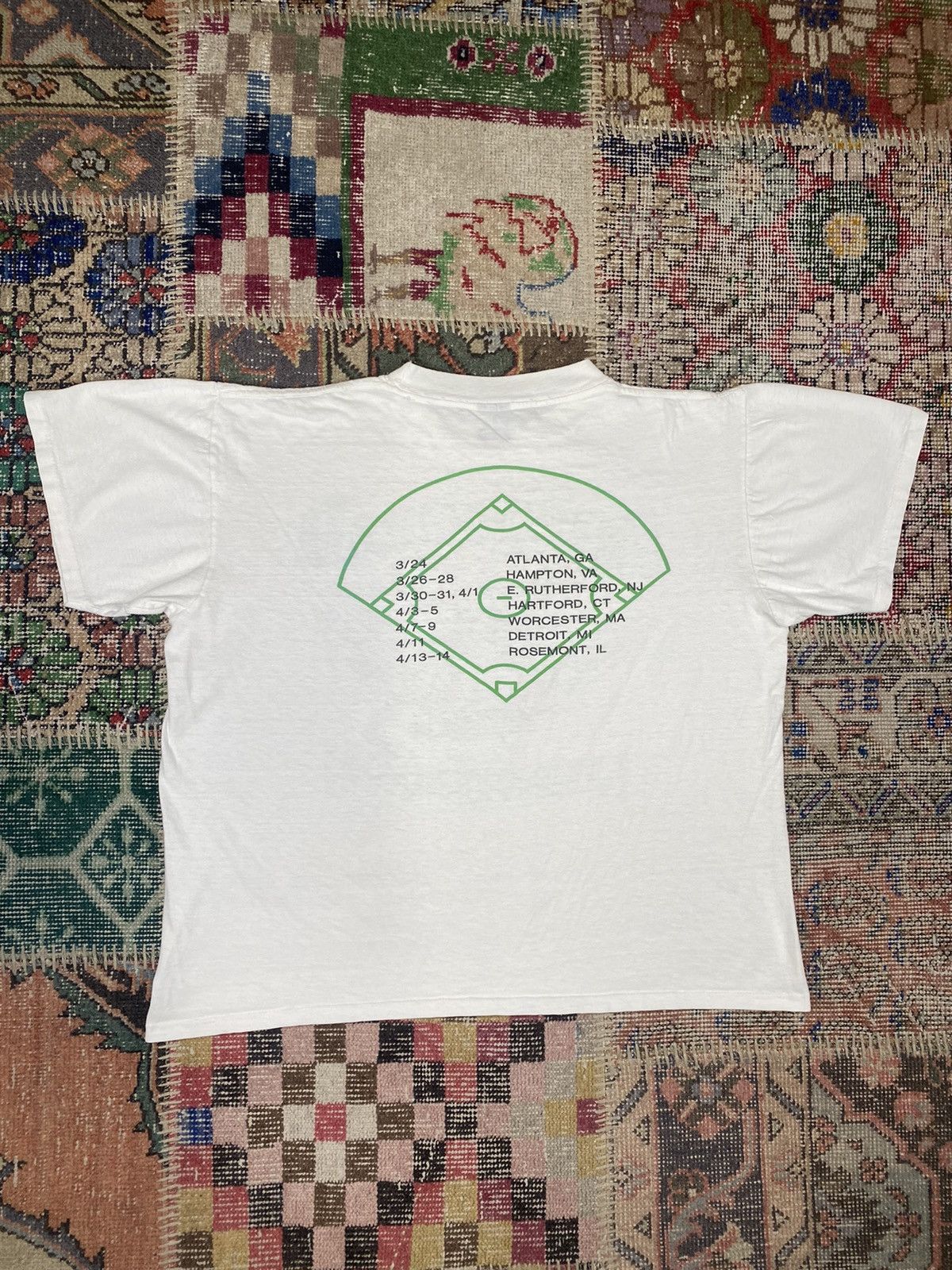 Band Tees × Grateful Dead × Vintage 1988 Grateful Dead Baseball Spring Training Tee Cropped Fit Size US L / EU 52-54 / 3 - 9 Thumbnail