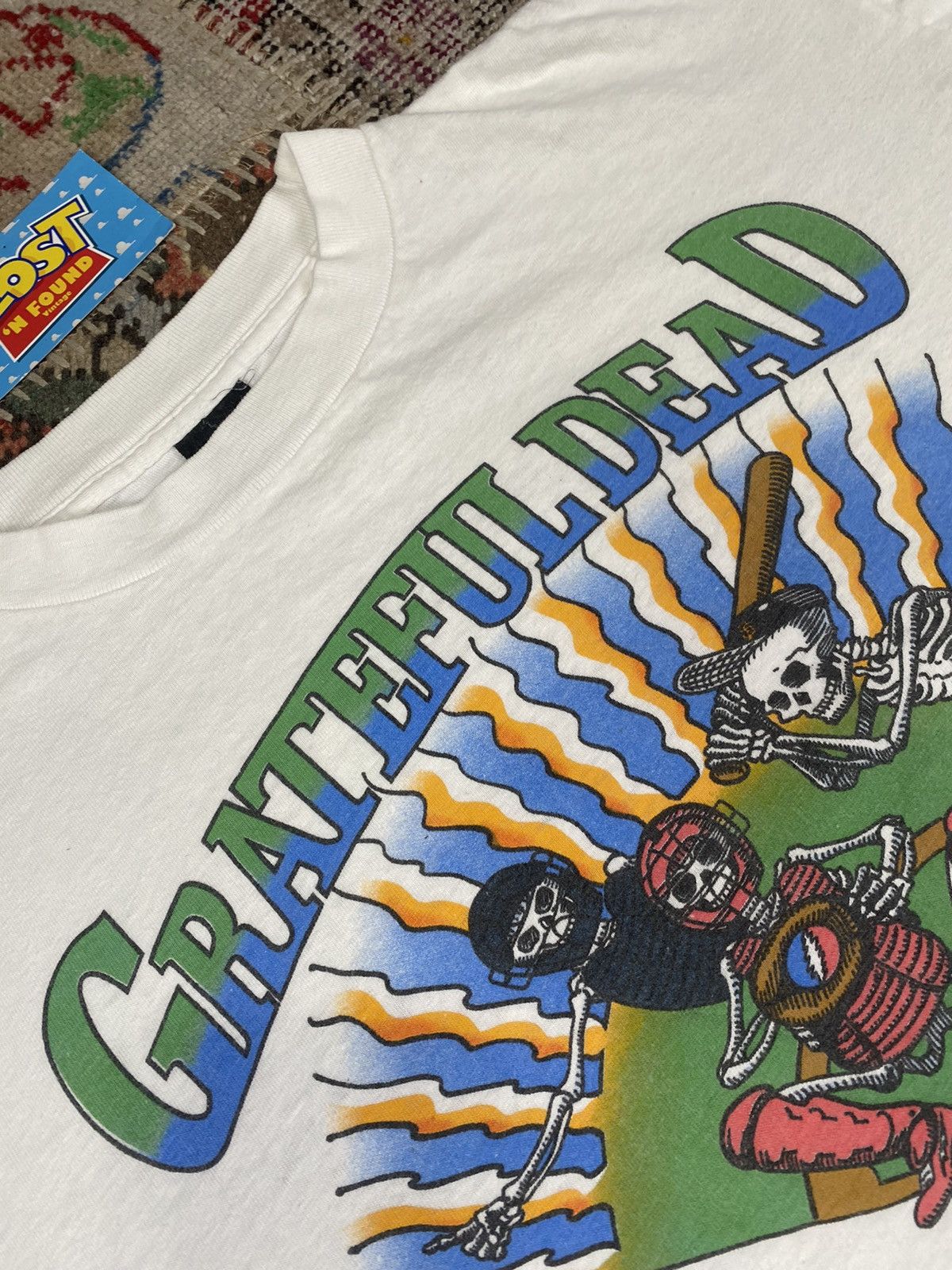 Band Tees × Grateful Dead × Vintage 1988 Grateful Dead Baseball Spring Training Tee Cropped Fit Size US L / EU 52-54 / 3 - 6 Thumbnail