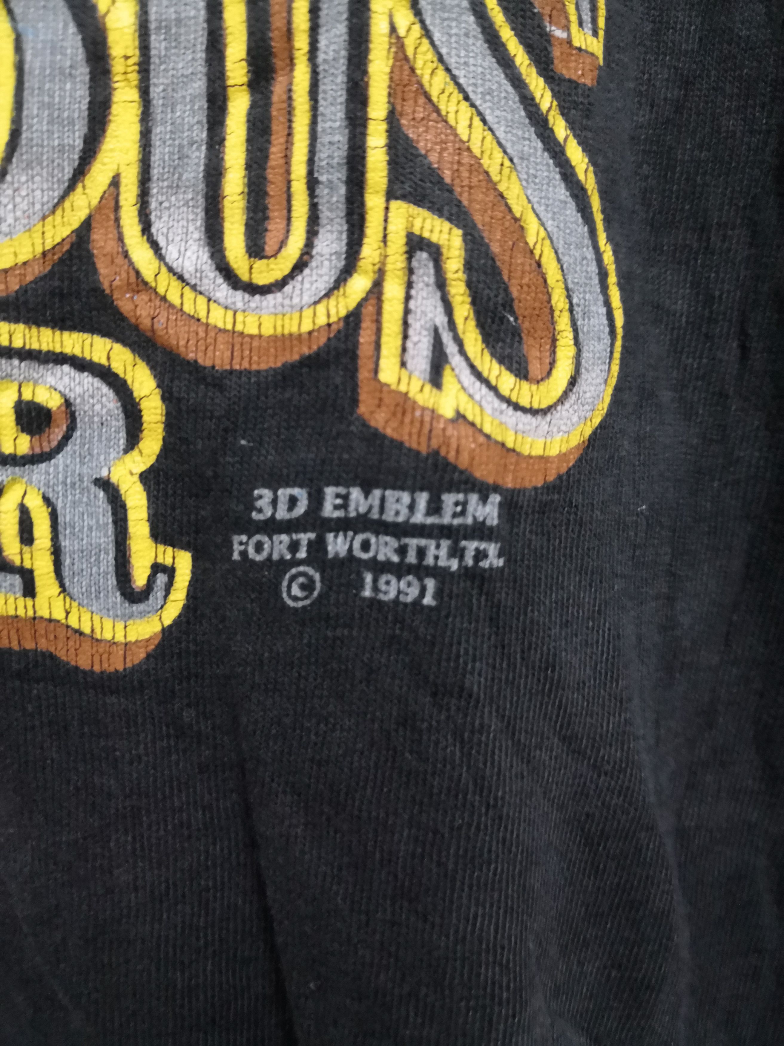 Harley Davidson × Vintage Vintage Trashed 90s Harley Davidson 3D Emblem Shirt Size US M / EU 48-50 / 2 - 4 Thumbnail
