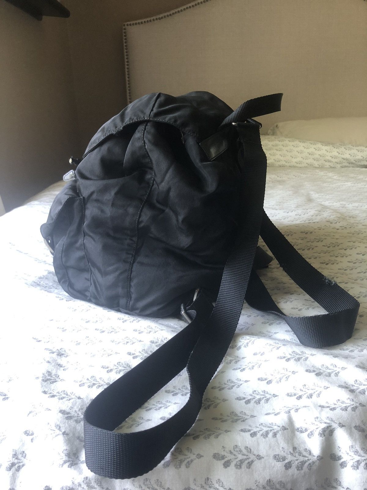 Prada Prada Black Vela Backpack Full Size Size ONE SIZE - 6 Thumbnail
