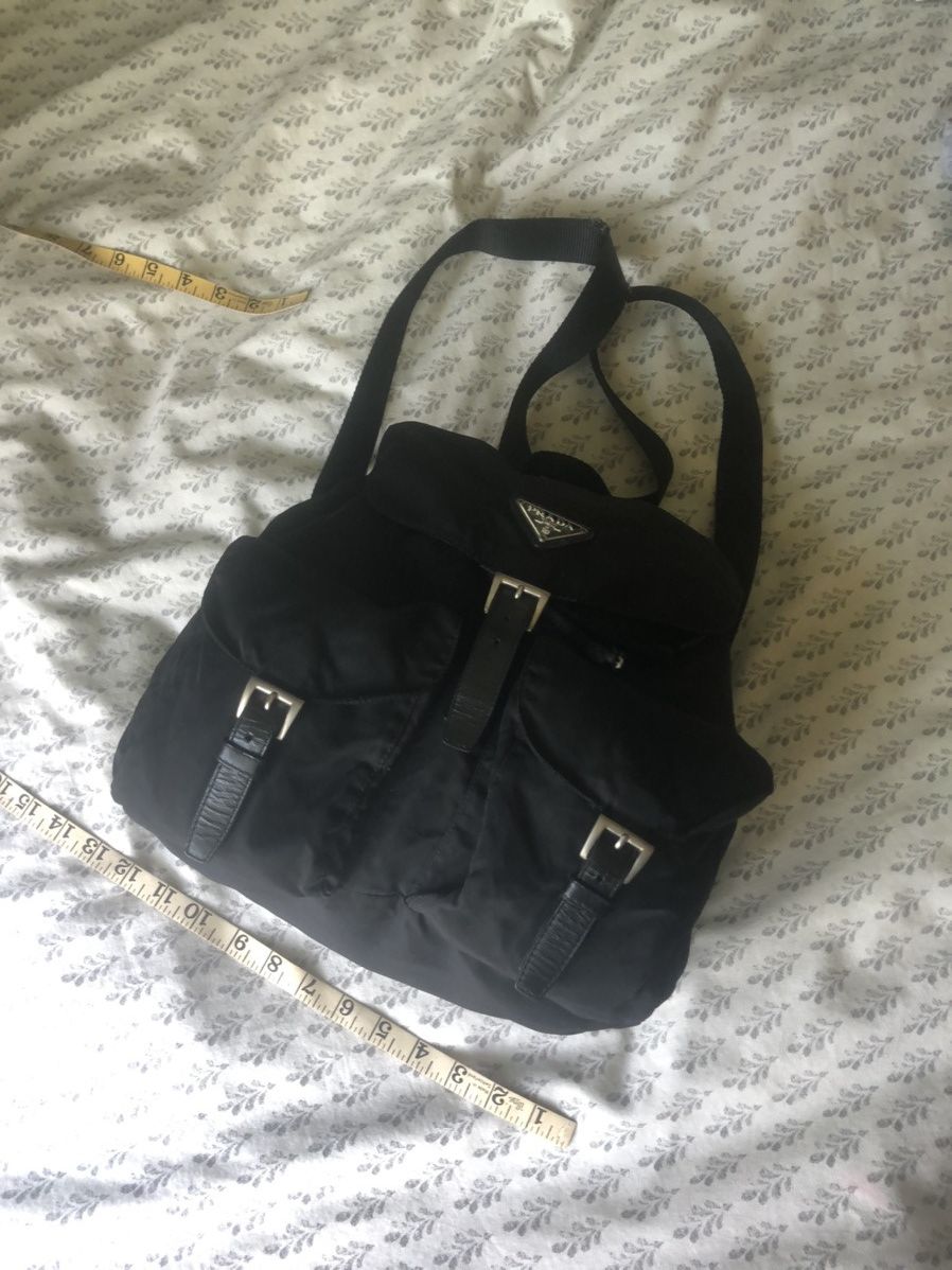 Prada Prada Black Vela Backpack Full Size Size ONE SIZE - 15 Thumbnail