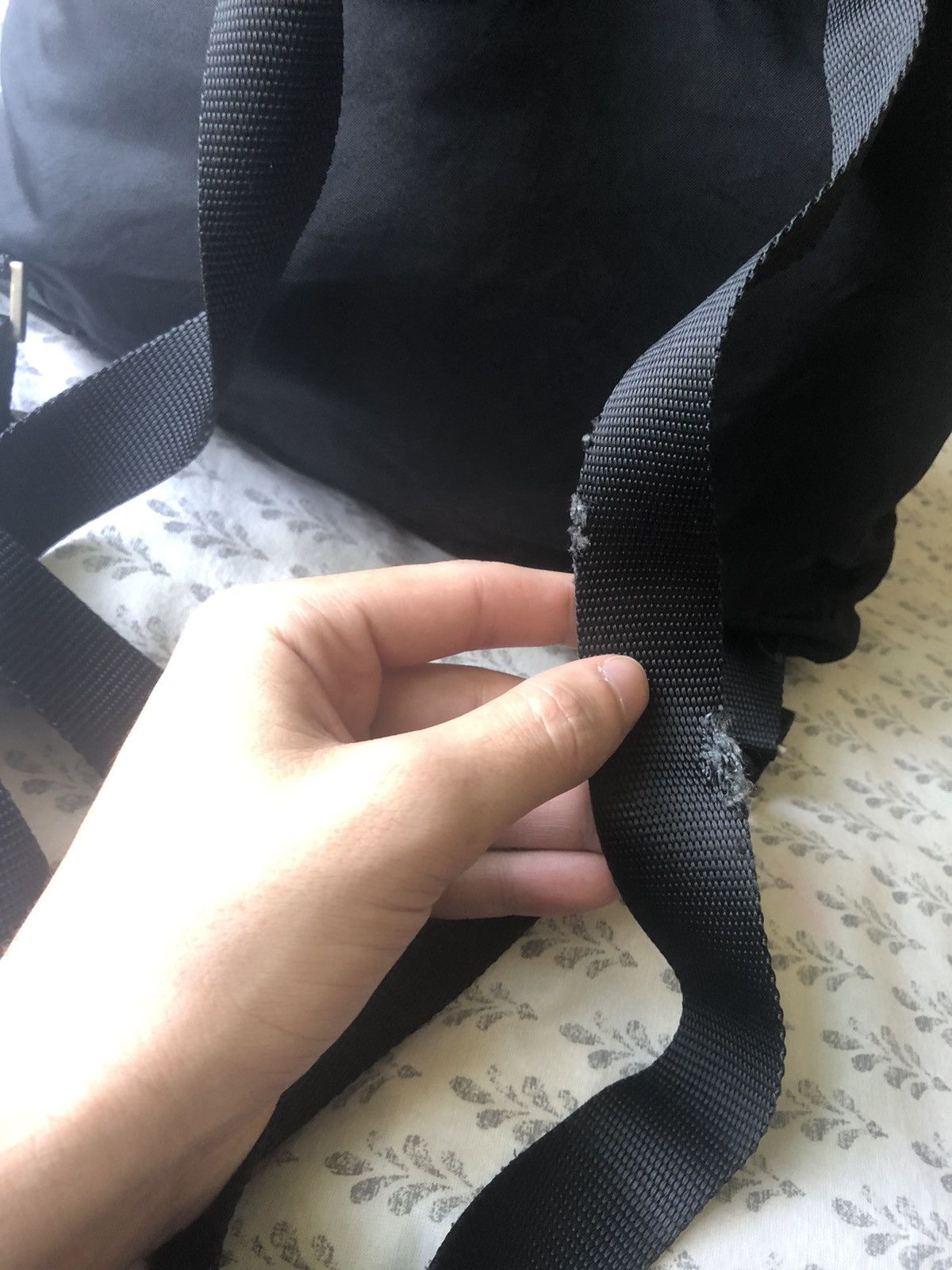 Prada Prada Black Vela Backpack Full Size Size ONE SIZE - 8 Thumbnail