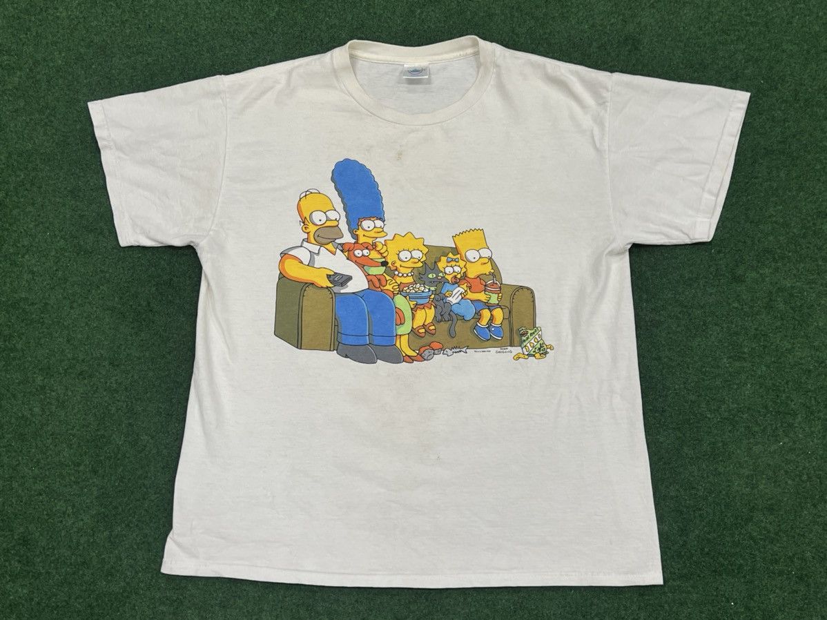 Delta Vintage Y2k The Simpsons Tee Size US L / EU 52-54 / 3 - 1 Thumbnail