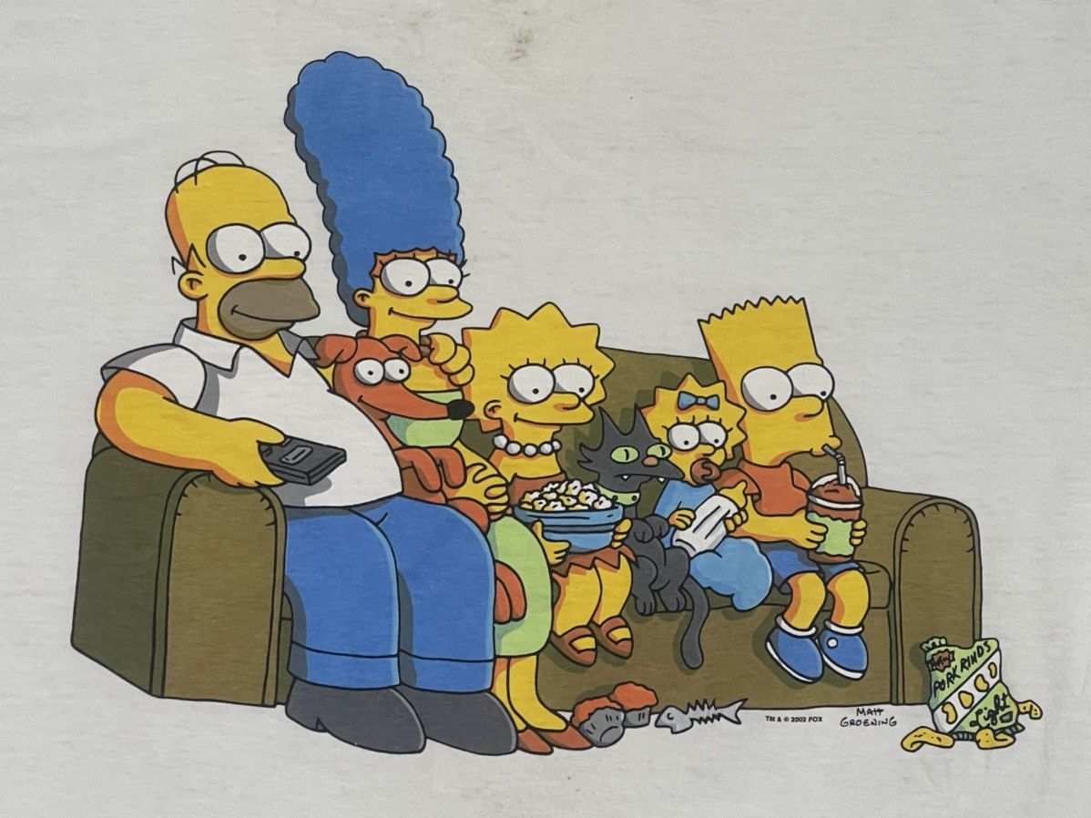 Delta Vintage Y2k The Simpsons Tee Size US L / EU 52-54 / 3 - 2 Thumbnail