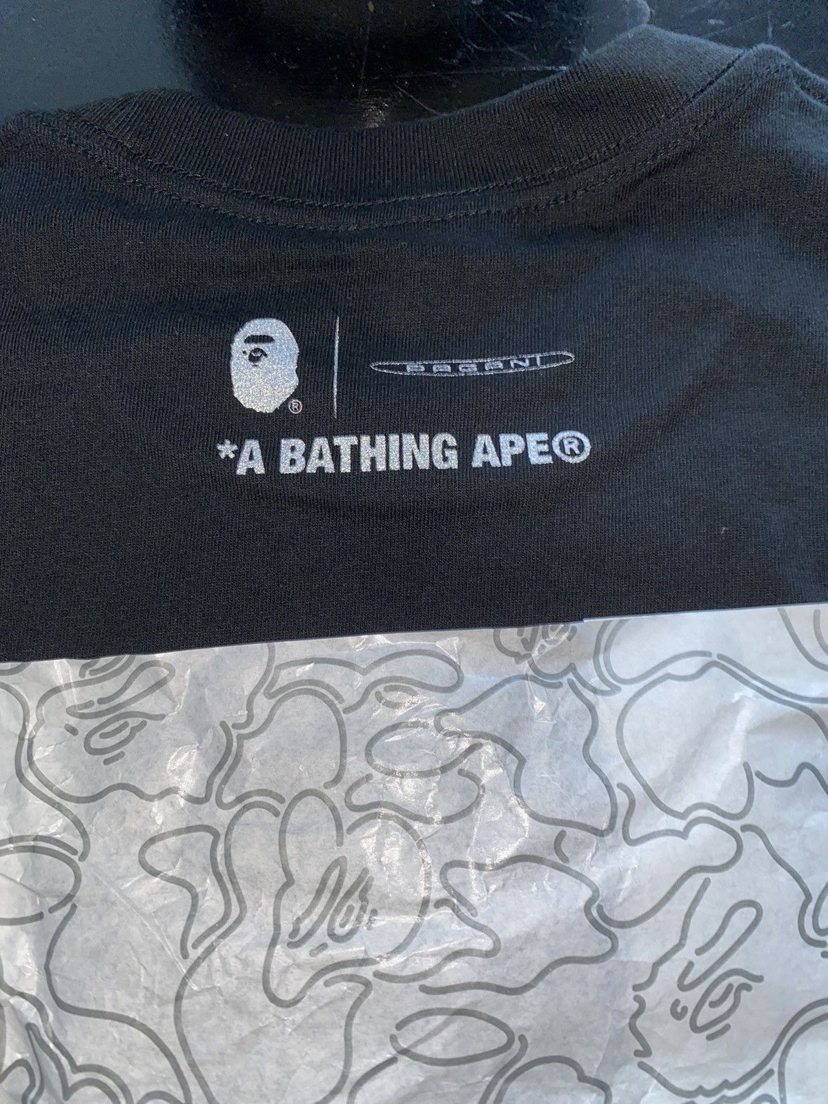 Bape BAPE x Pagani 20th Anniversary Graphic Tee (RARE) Size US S / EU 44-46 / 1 - 6 Thumbnail