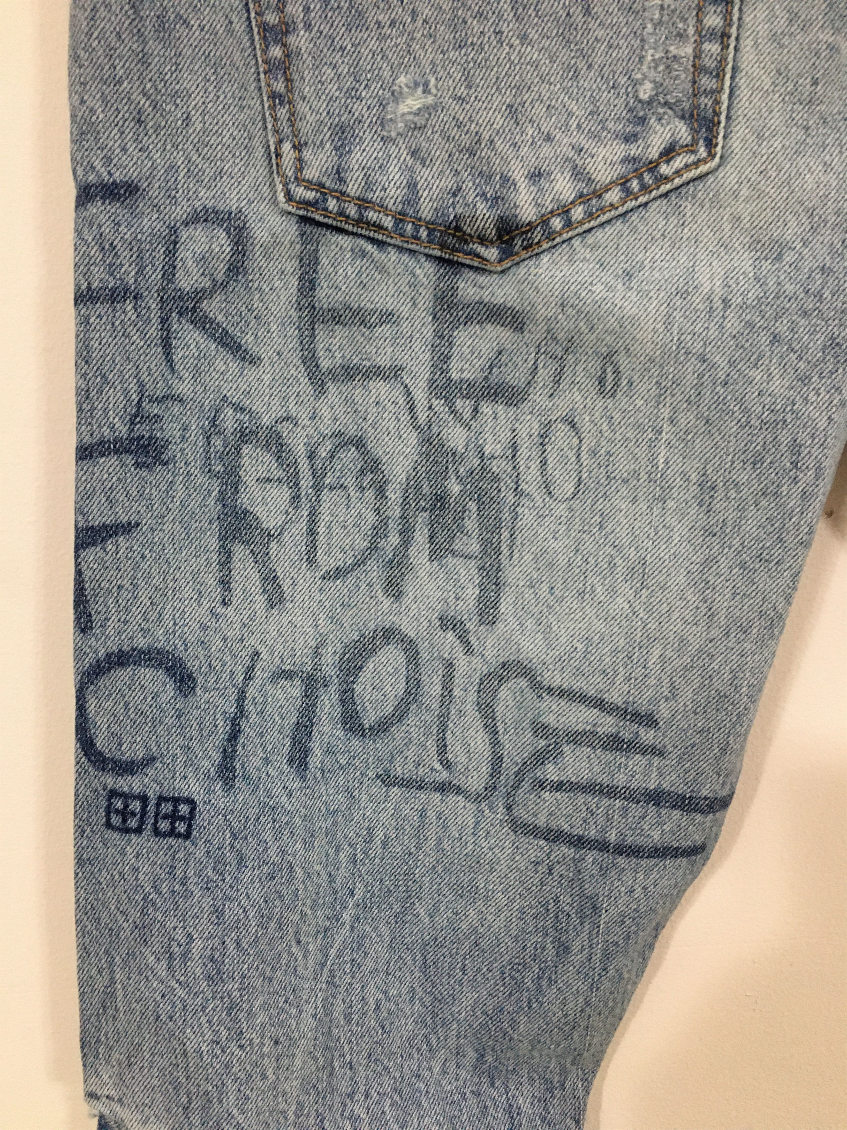 Ksubi Chitch Khaos Distressed Scribble Jeans Size US 30 / EU 46 - 11 Thumbnail