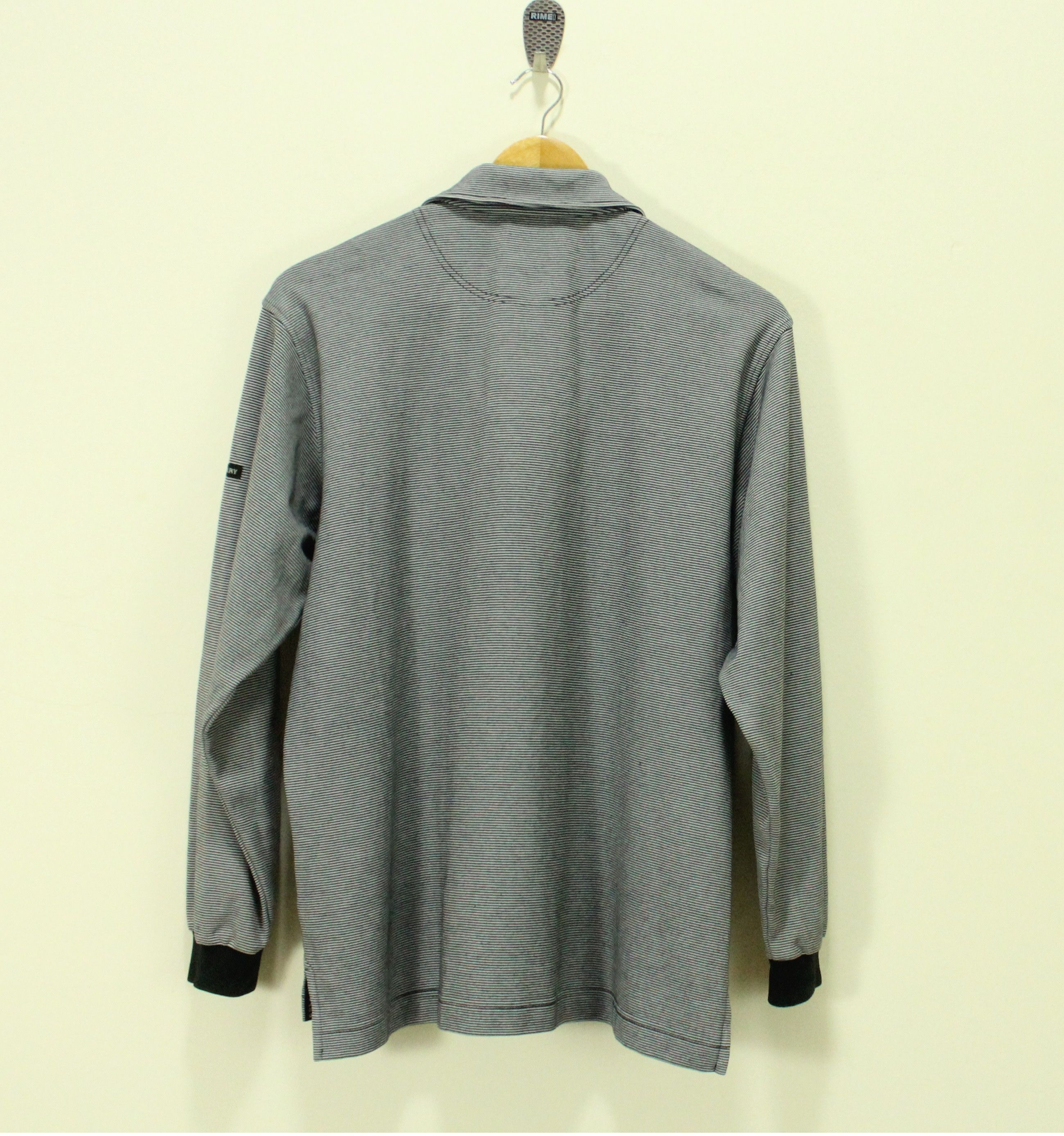 Burberry × Japanese Brand BURBERRY Shirt Golf Small Striped Pocket Fit Like S/M Size Size US M / EU 48-50 / 2 - 6 Thumbnail