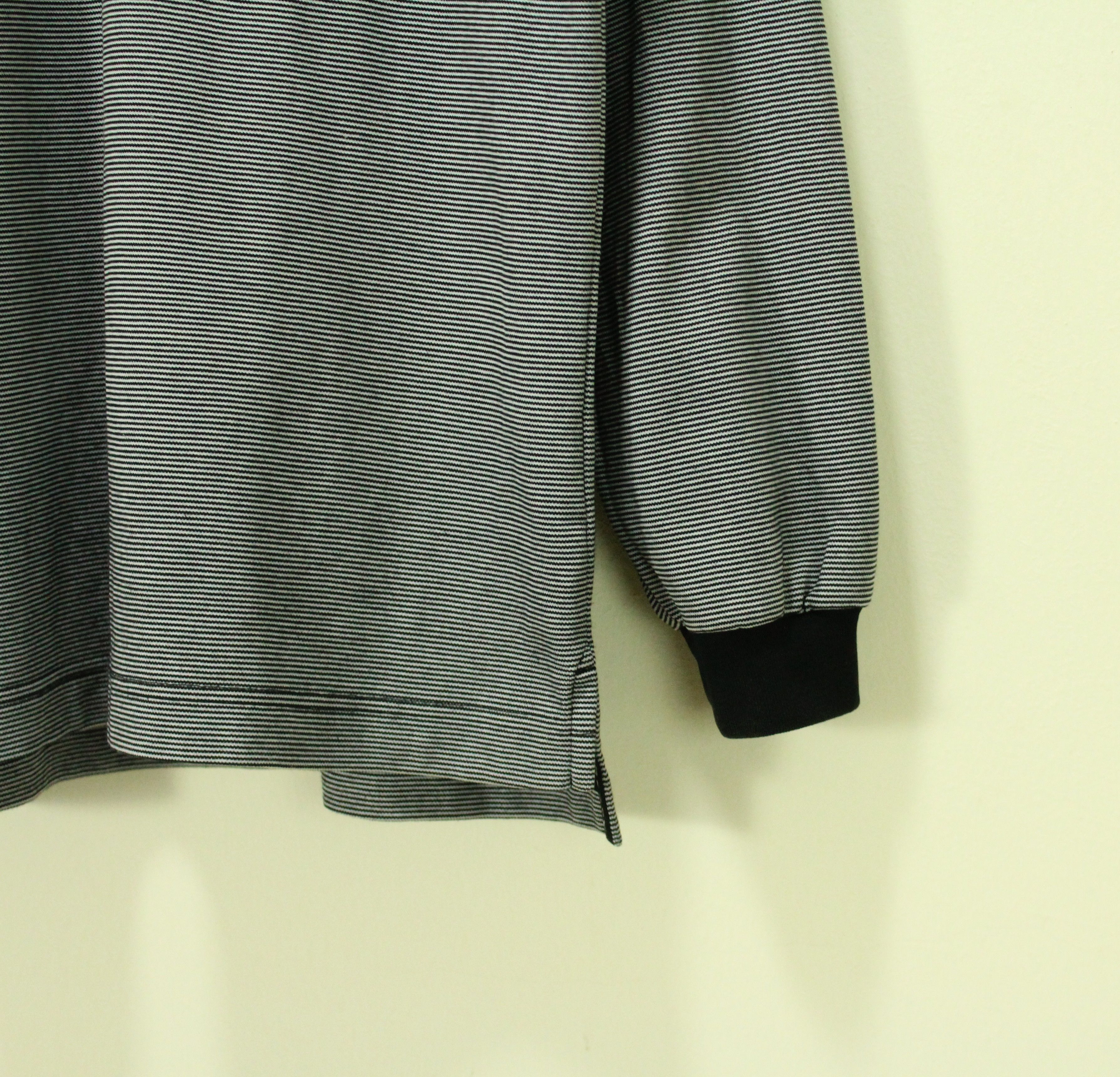 Burberry × Japanese Brand BURBERRY Shirt Golf Small Striped Pocket Fit Like S/M Size Size US M / EU 48-50 / 2 - 3 Thumbnail