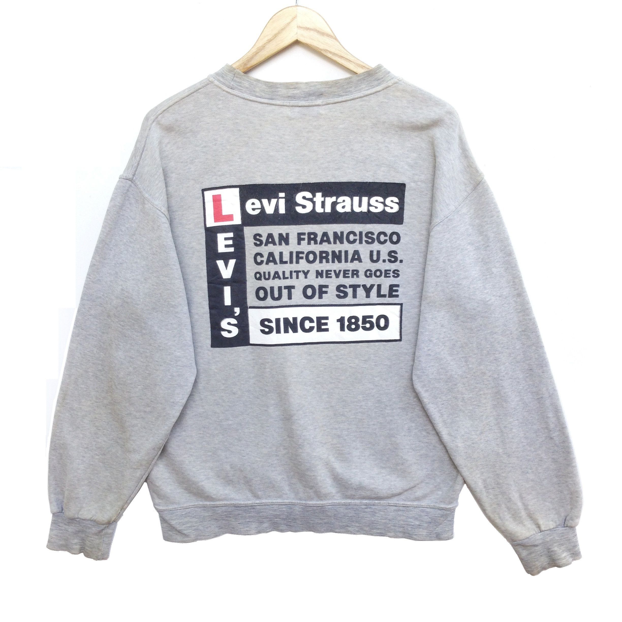 Levi's Levis sweatshirt big logo Crewneck Pullover Size US L / EU 52-54 / 3 - 1 Thumbnail