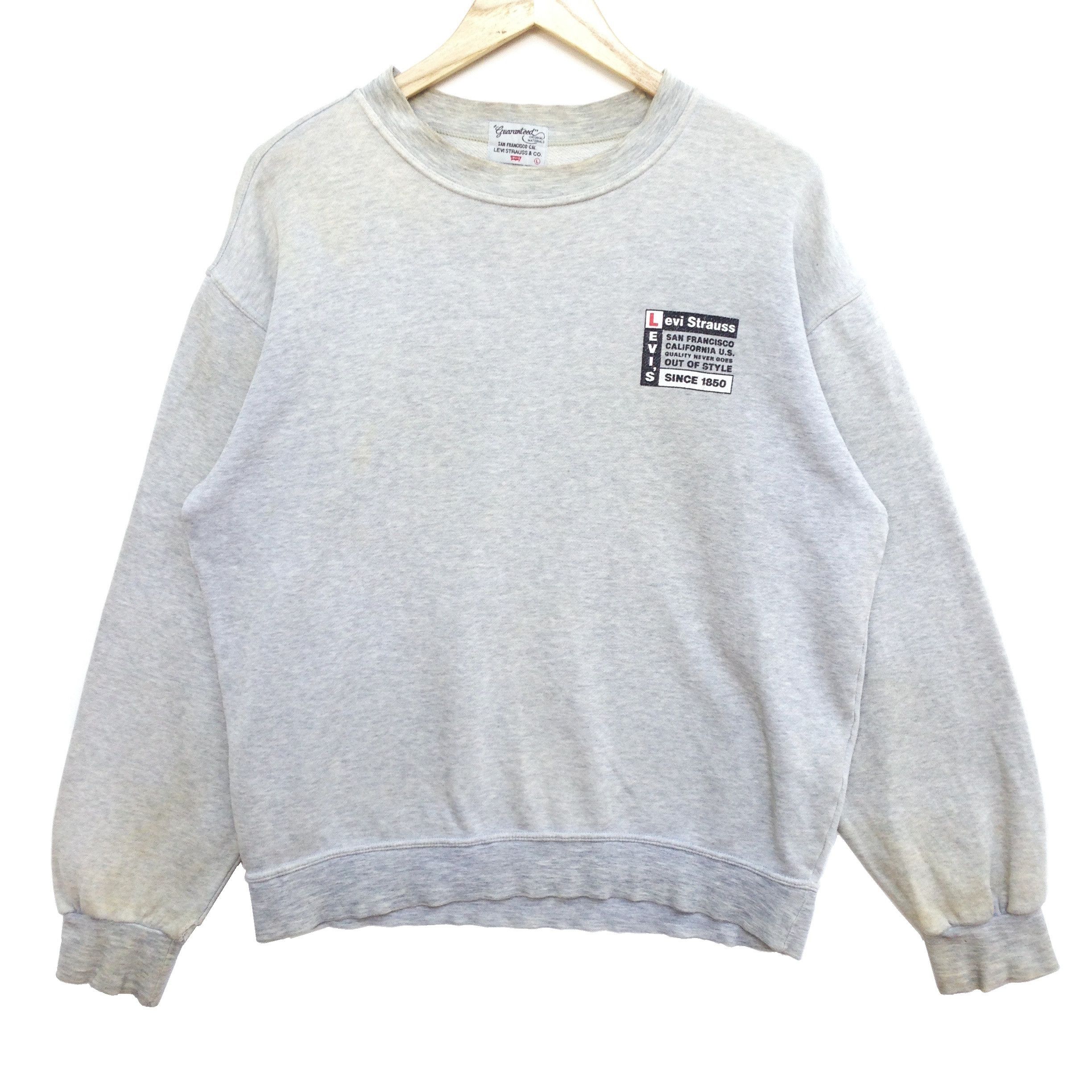 Levi's Levis sweatshirt big logo Crewneck Pullover Size US L / EU 52-54 / 3 - 2 Thumbnail