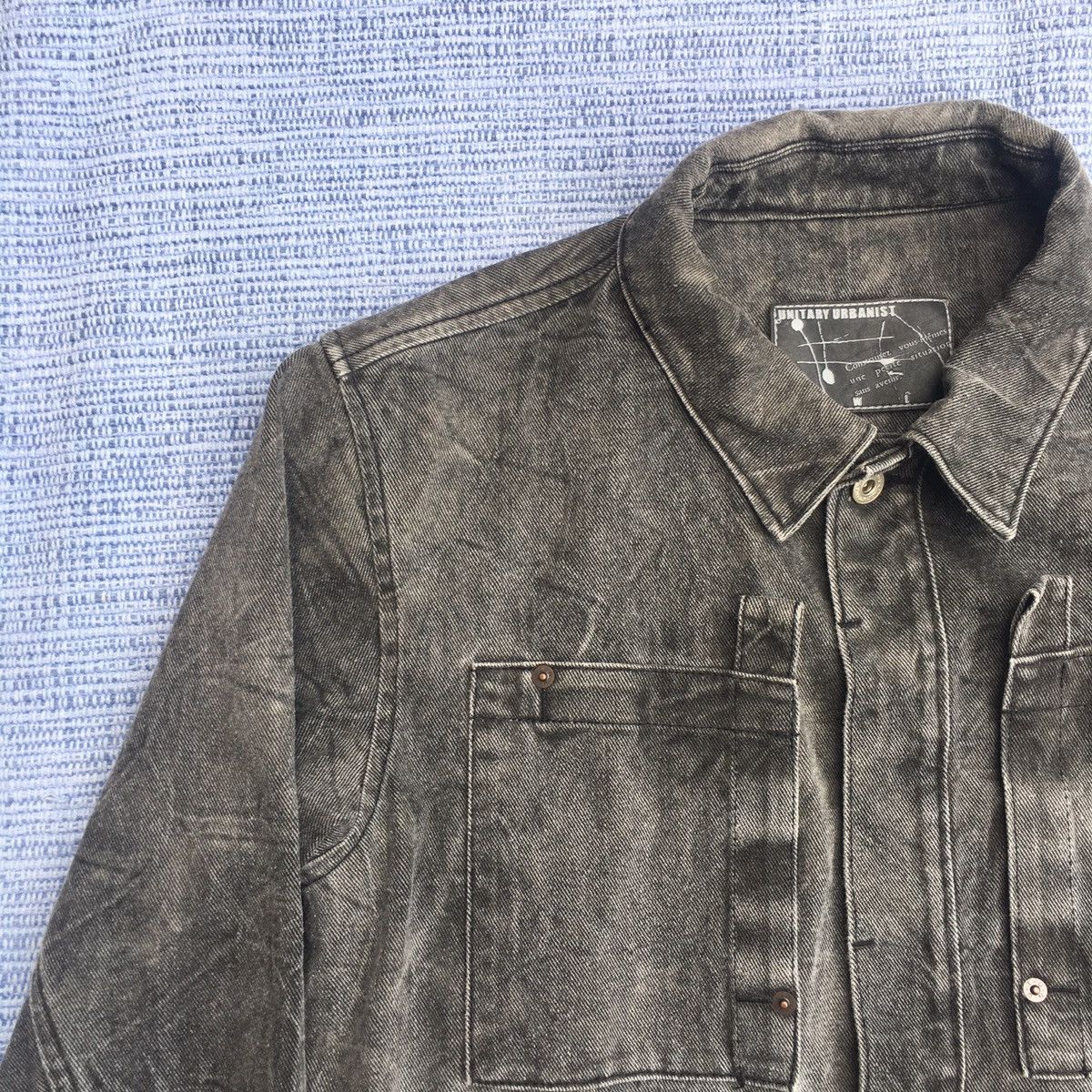 Japanese Brand unitary urbanist denim jacket Size US M / EU 48-50 / 2 - 5 Thumbnail