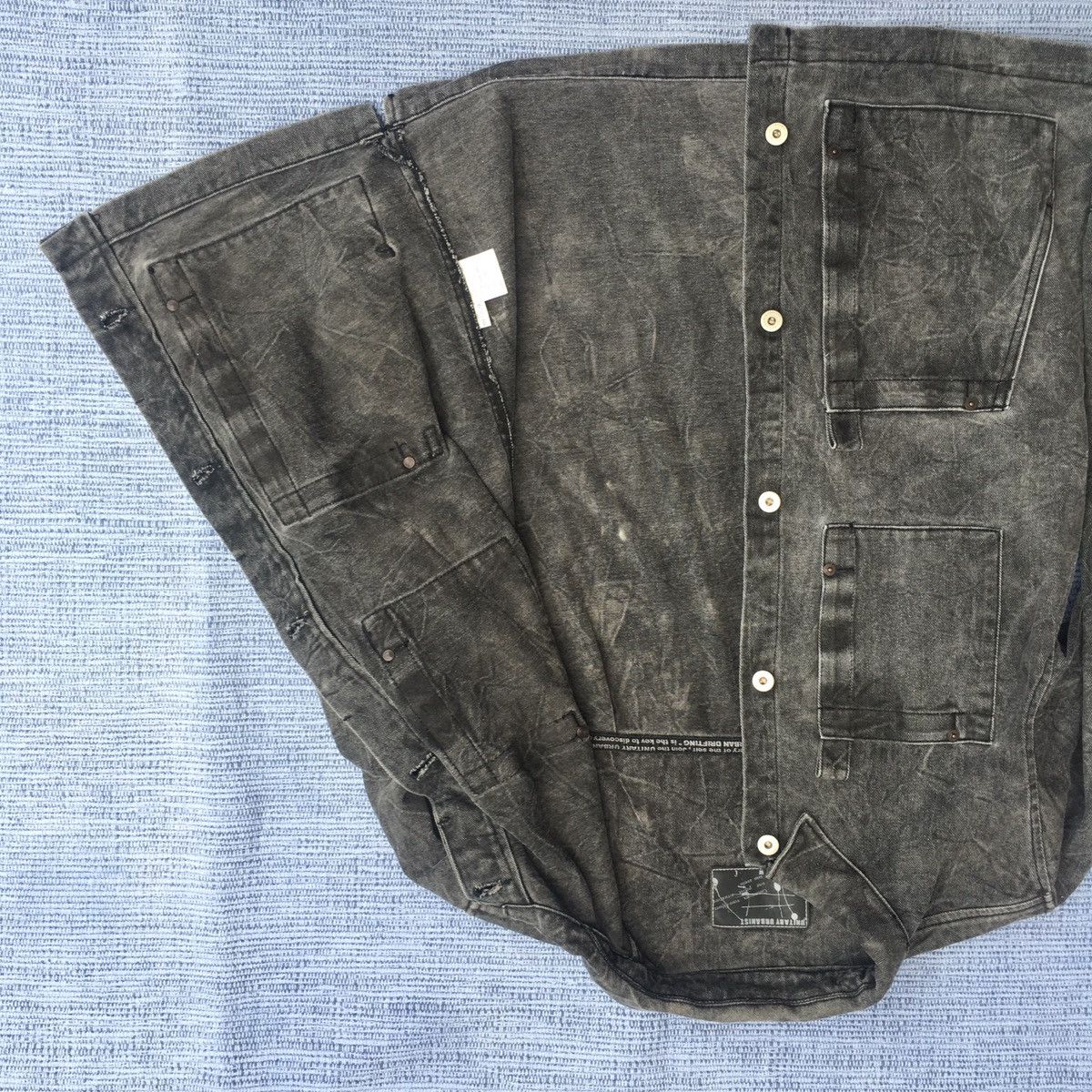 Japanese Brand unitary urbanist denim jacket Size US M / EU 48-50 / 2 - 11 Thumbnail