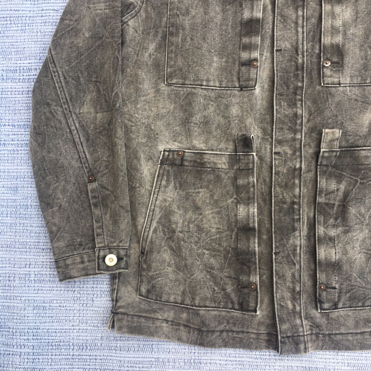 Japanese Brand unitary urbanist denim jacket Size US M / EU 48-50 / 2 - 6 Thumbnail