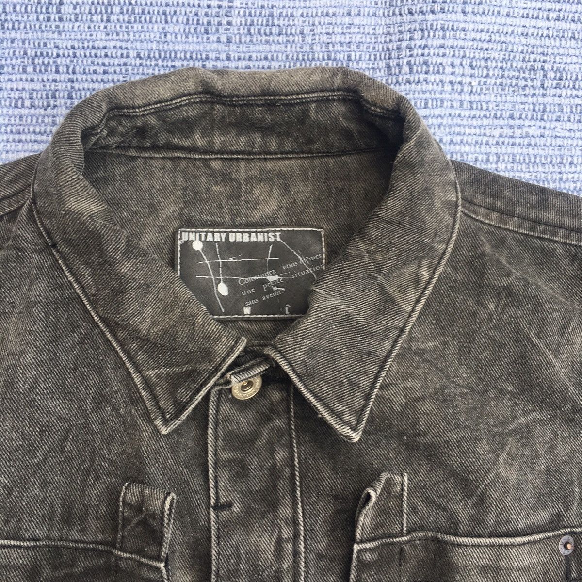 Japanese Brand unitary urbanist denim jacket Size US M / EU 48-50 / 2 - 2 Thumbnail