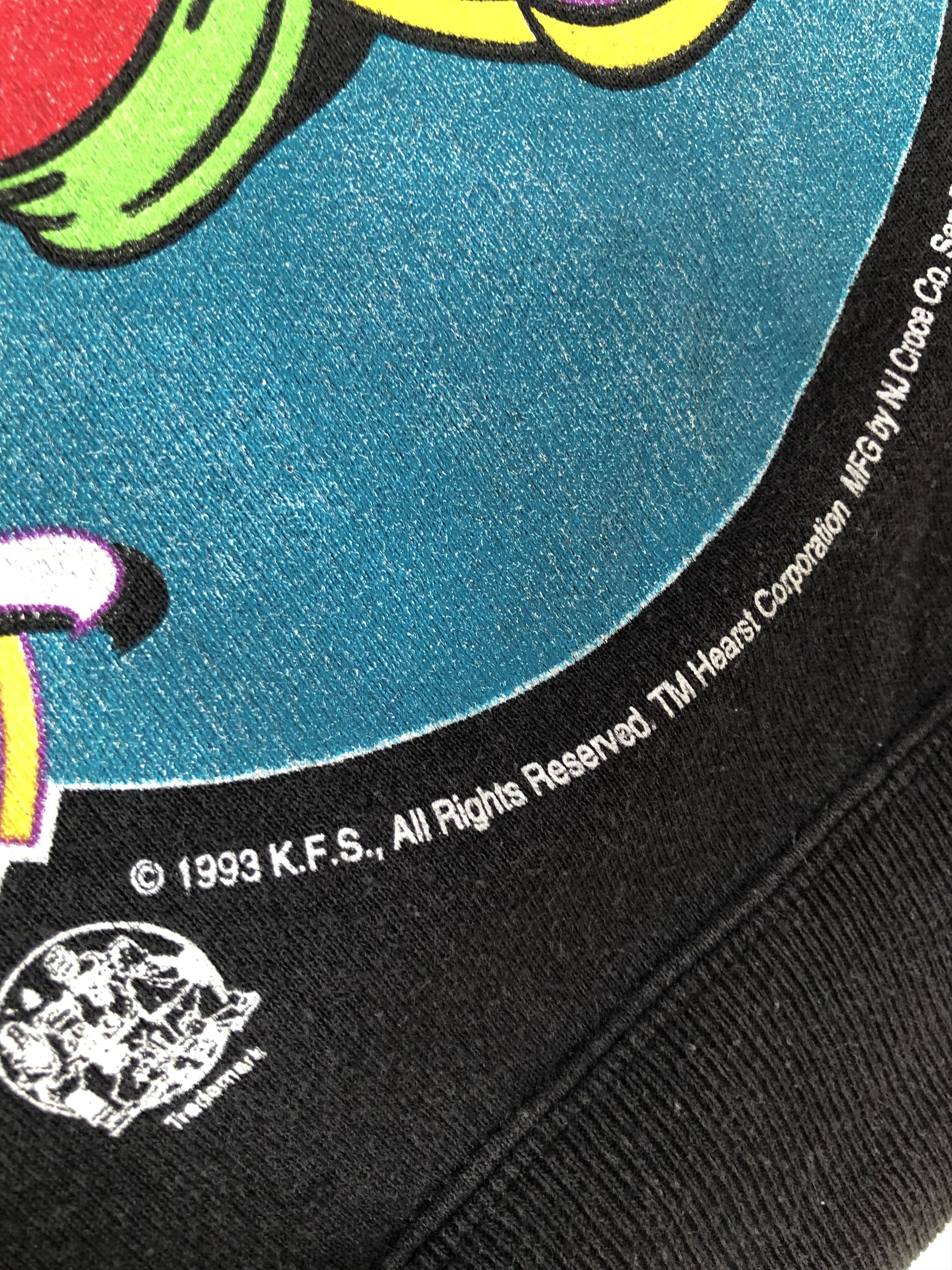 Cartoon Network RARE🔥VINTAGE 1993 POPEYE GOLF MIRROR PRINT SWEATSHIRT Size US L / EU 52-54 / 3 - 4 Thumbnail