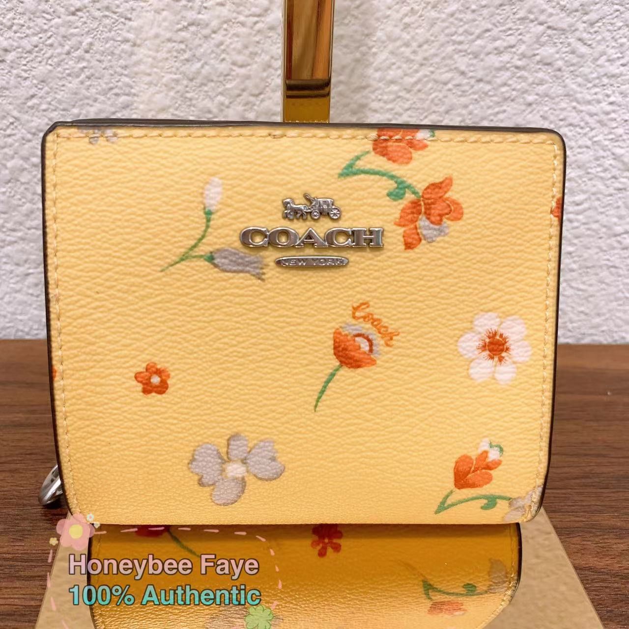 Coach Snap Wallet With Mystical Floral Print Grailed