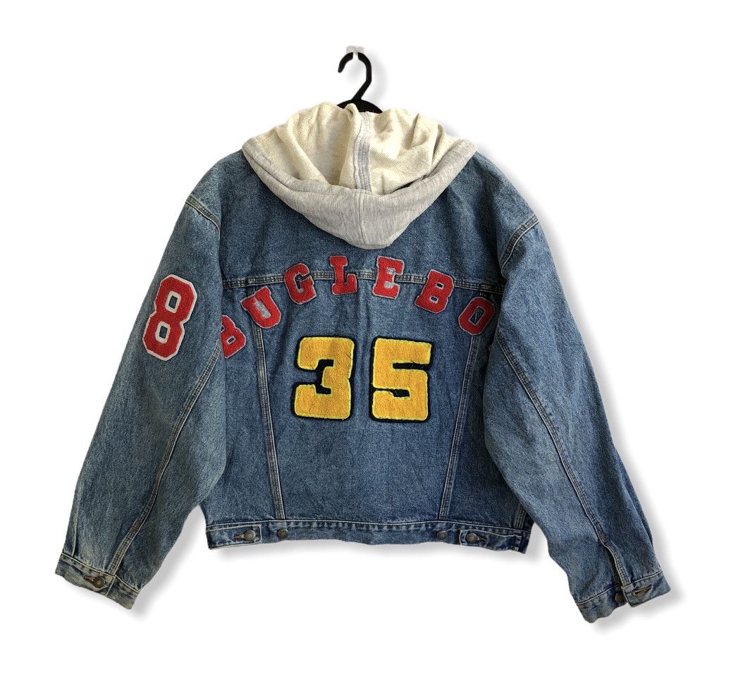 Bugle Boy × Vintage VINTAGE BUGLE BOY SHORT LOOSE DENIM JACKET Size US L / EU 52-54 / 3 - 2 Thumbnail