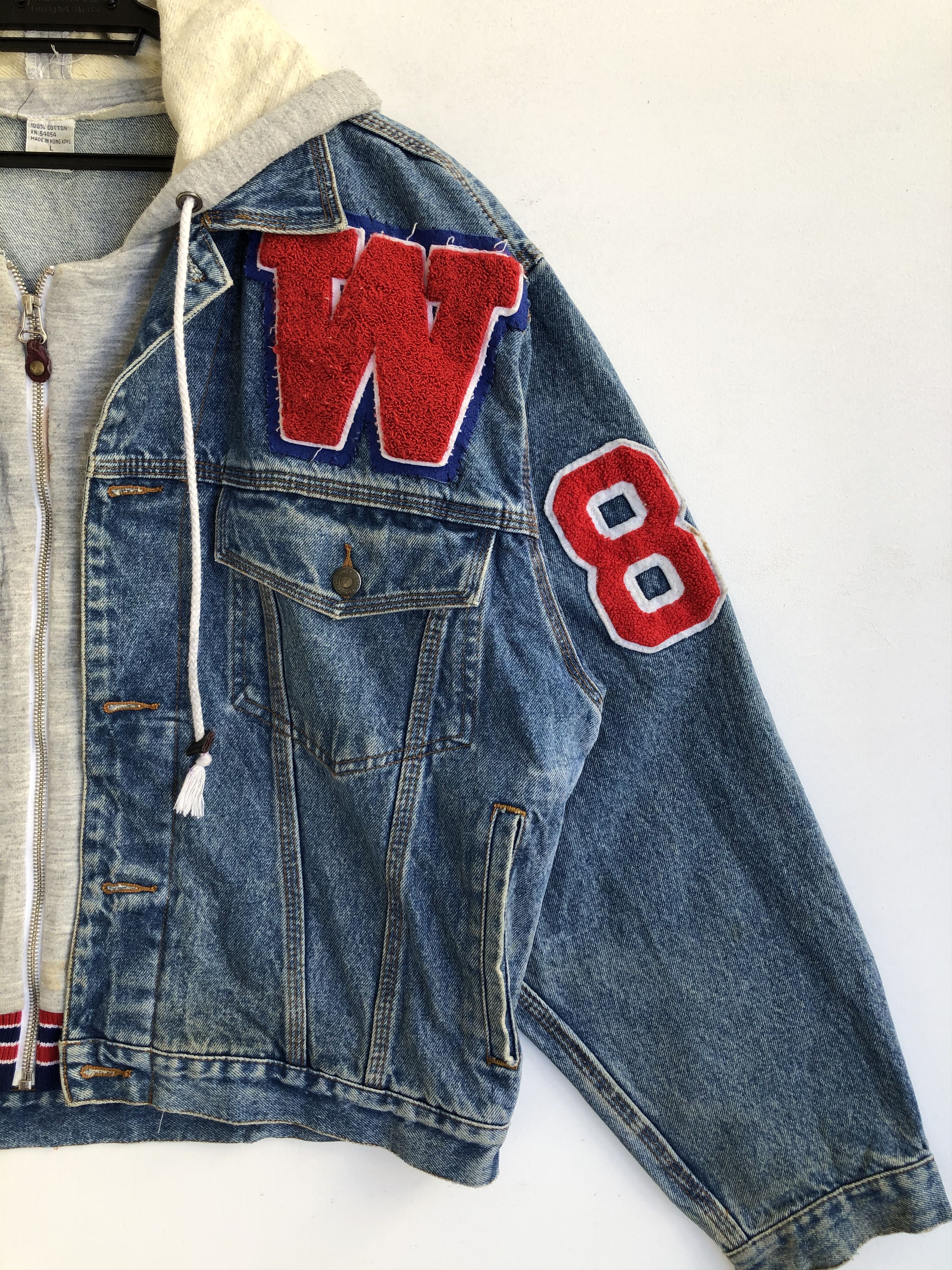 Bugle Boy × Vintage VINTAGE BUGLE BOY SHORT LOOSE DENIM JACKET Size US L / EU 52-54 / 3 - 5 Thumbnail