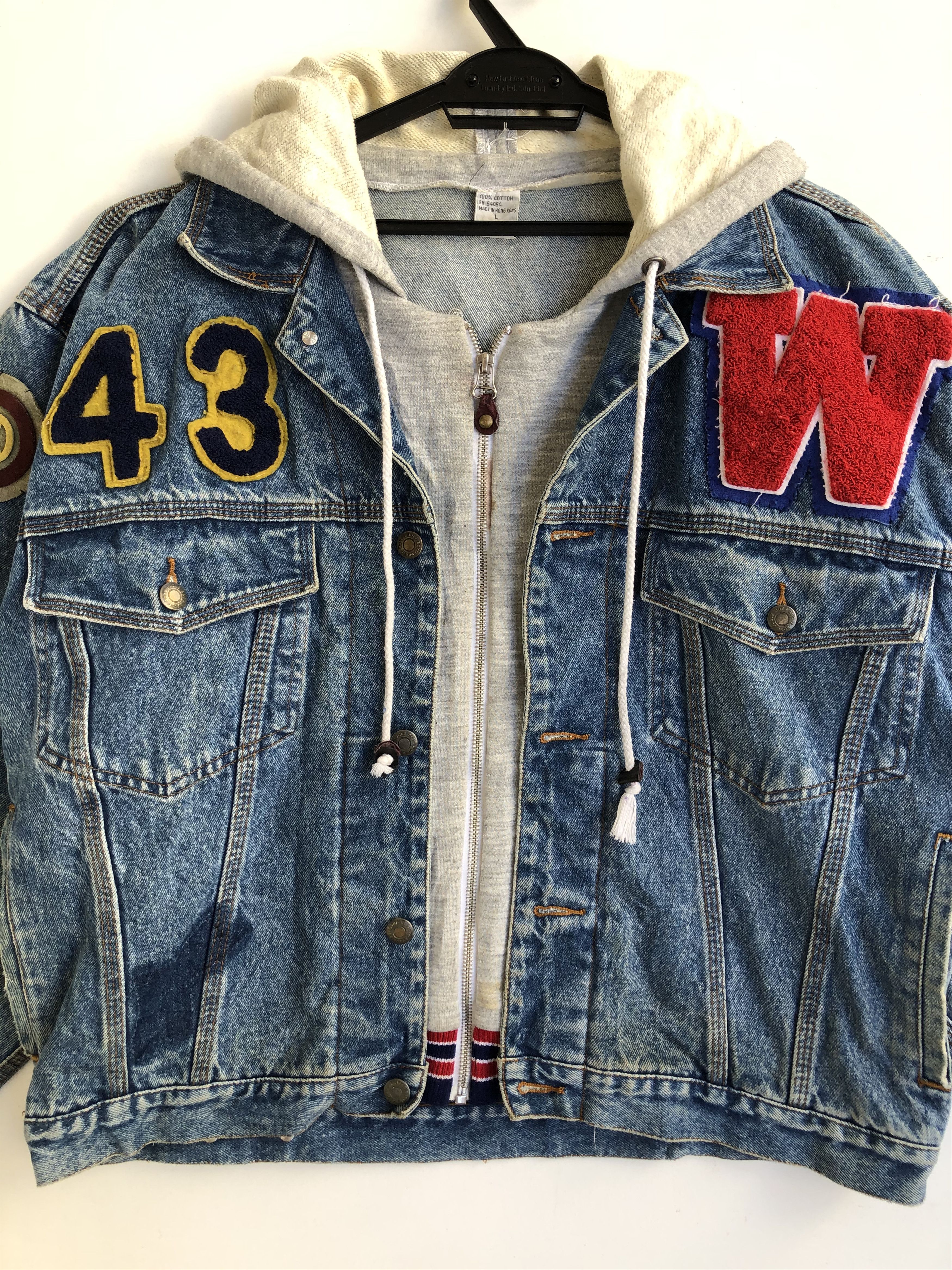 Bugle Boy × Vintage VINTAGE BUGLE BOY SHORT LOOSE DENIM JACKET Size US L / EU 52-54 / 3 - 4 Thumbnail