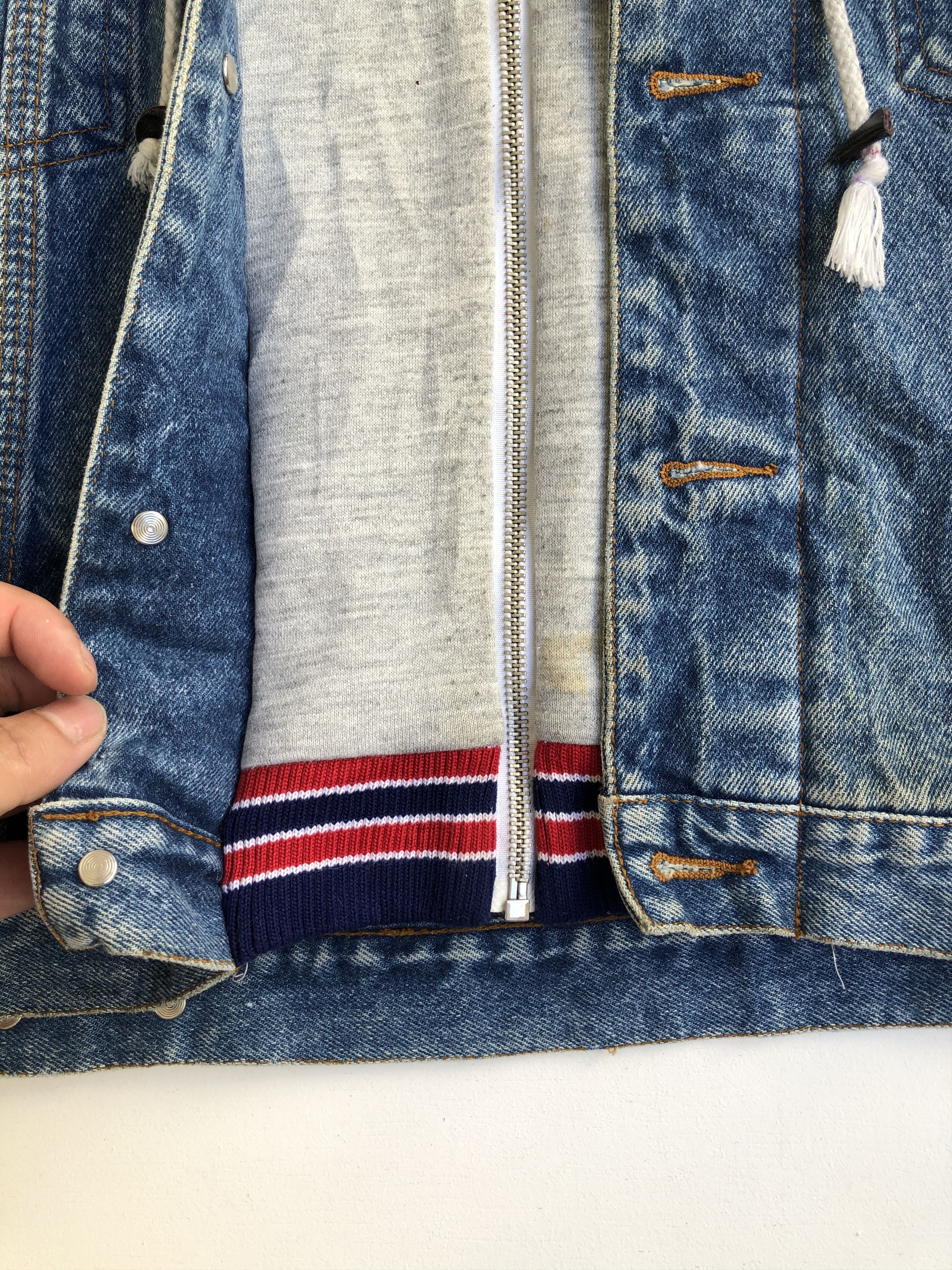 Bugle Boy × Vintage VINTAGE BUGLE BOY SHORT LOOSE DENIM JACKET Size US L / EU 52-54 / 3 - 6 Thumbnail