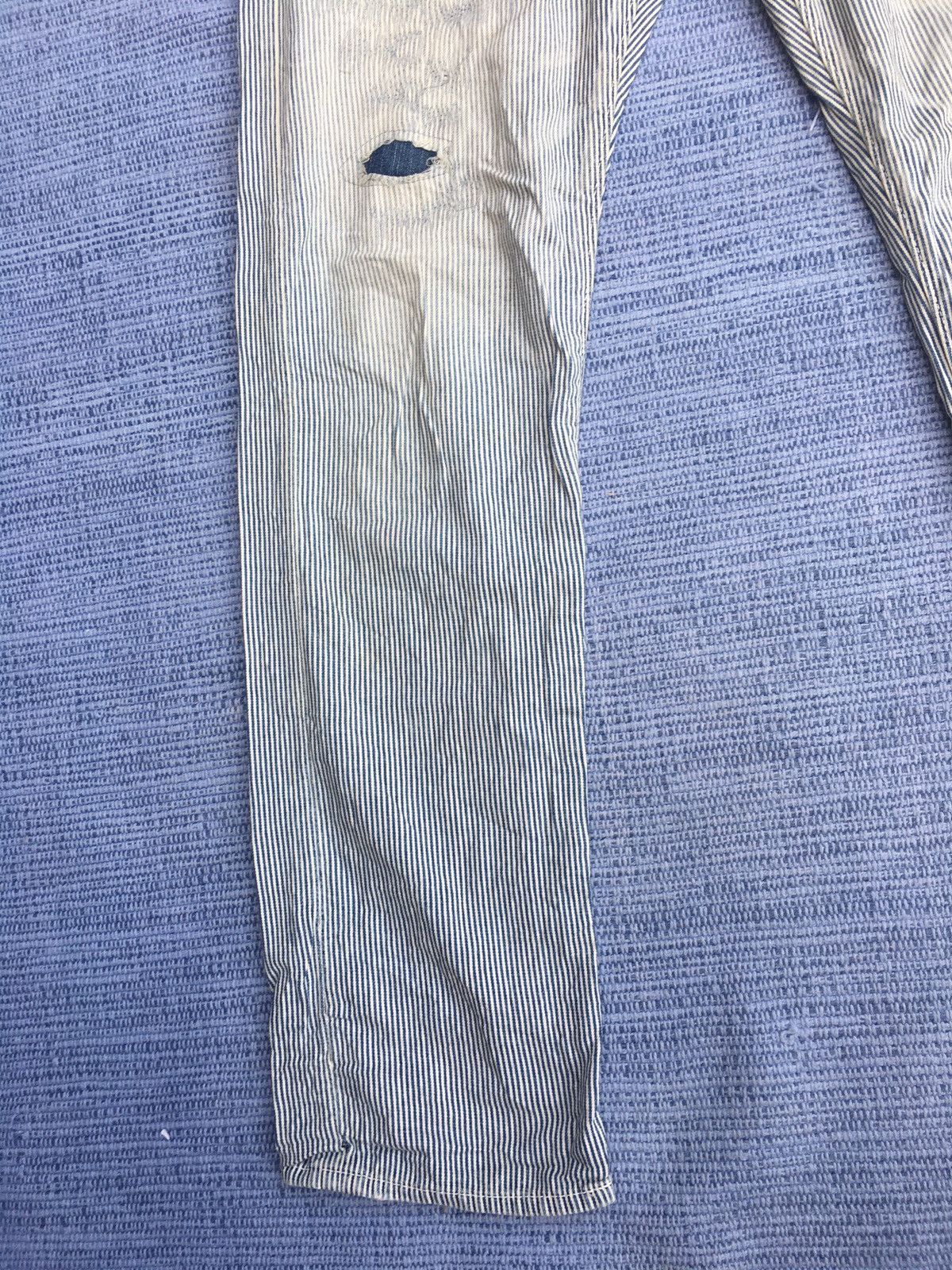 Eternal blue stripe distressed jeans Size US 30 / EU 46 - 6 Thumbnail