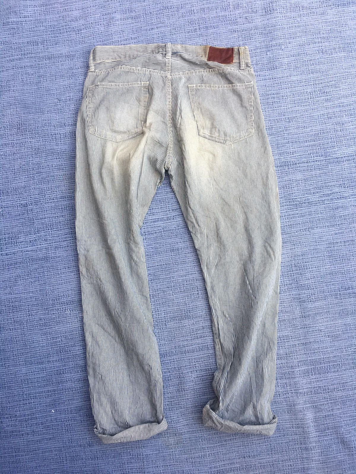Eternal blue stripe distressed jeans Size US 30 / EU 46 - 8 Thumbnail