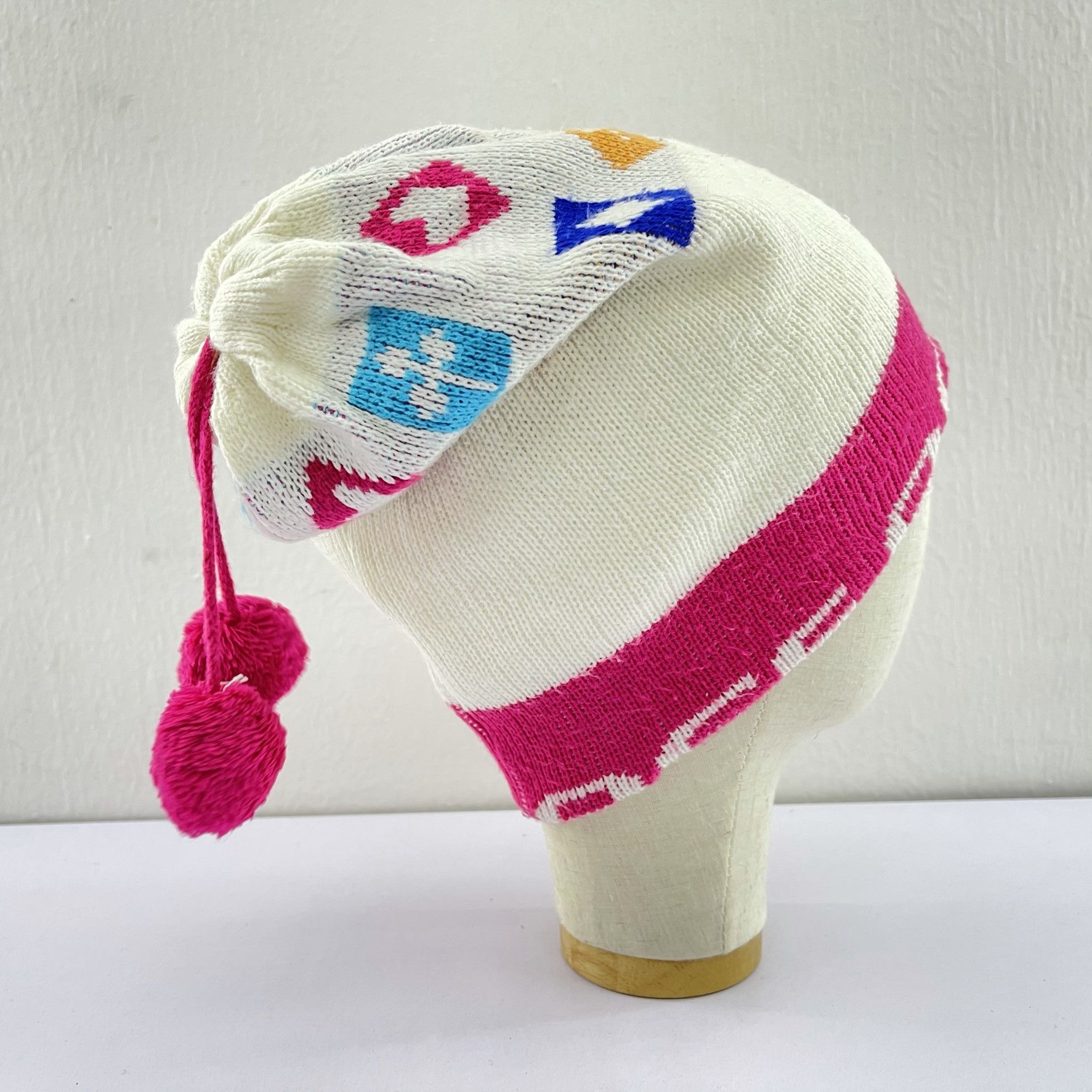 Japanese Brand Unknown Multicolor Nice Design Beanie Hats-BH2095 Size ONE SIZE - 4 Thumbnail