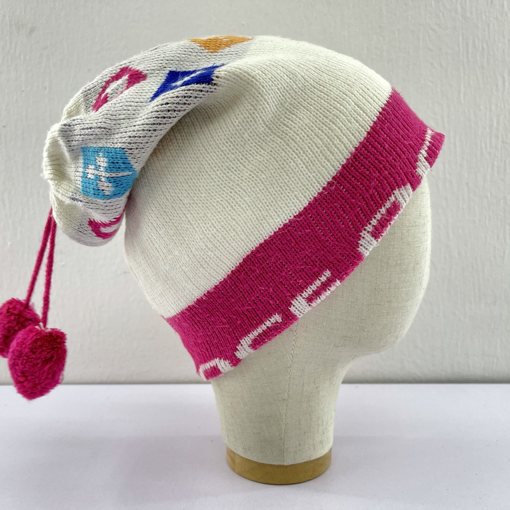 Japanese Brand Unknown Multicolor Nice Design Beanie Hats-BH2095 Size ONE SIZE - 3 Thumbnail
