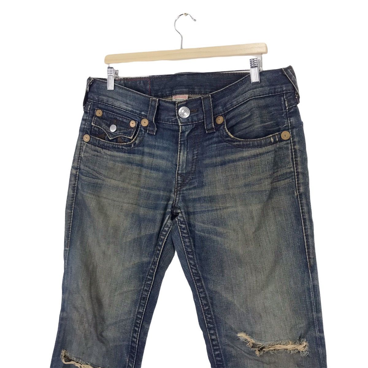 True Religion True Religion Rainbow Ricky Denim Size US 34 / EU 50 - 5 Thumbnail