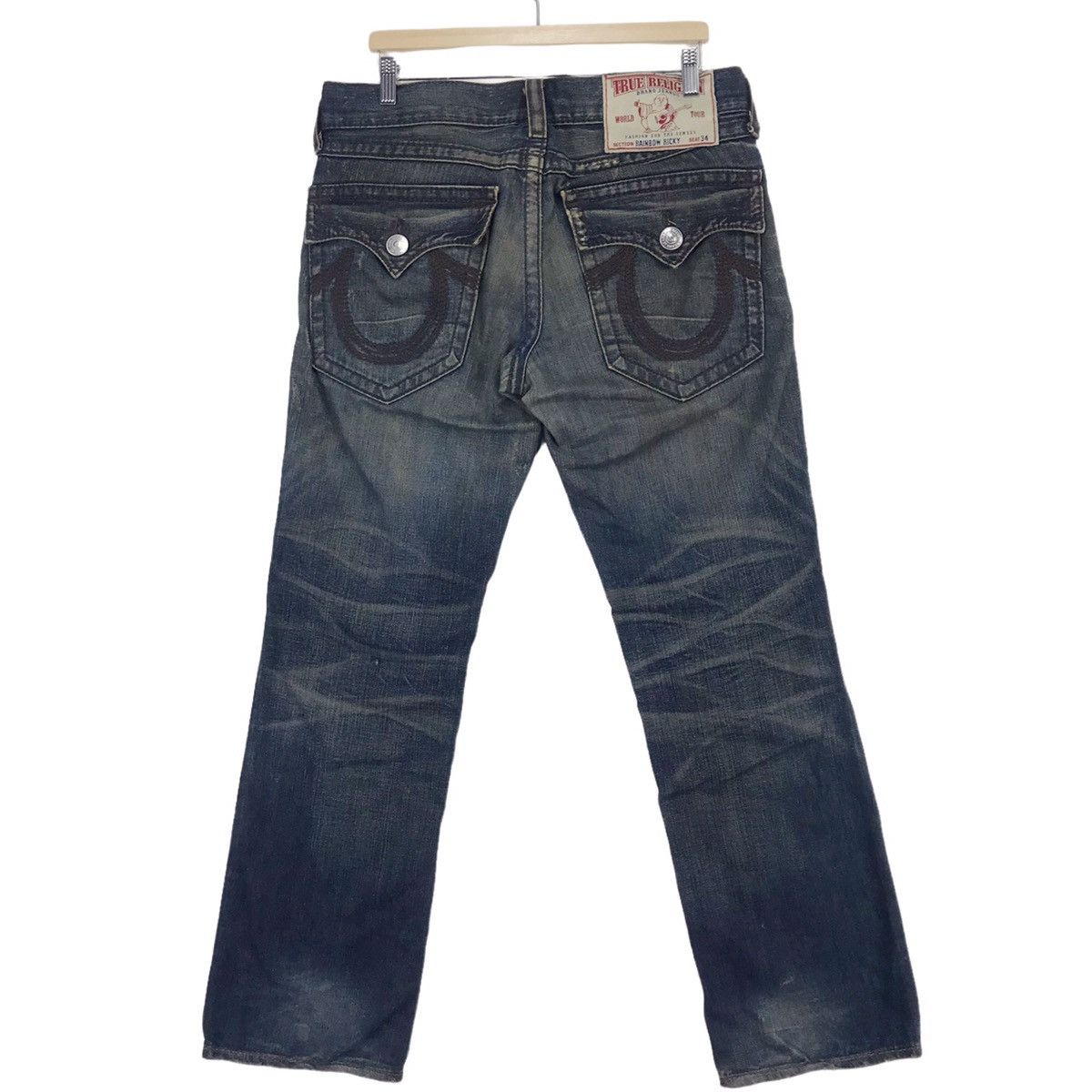 True Religion True Religion Rainbow Ricky Denim Size US 34 / EU 50 - 1 Thumbnail