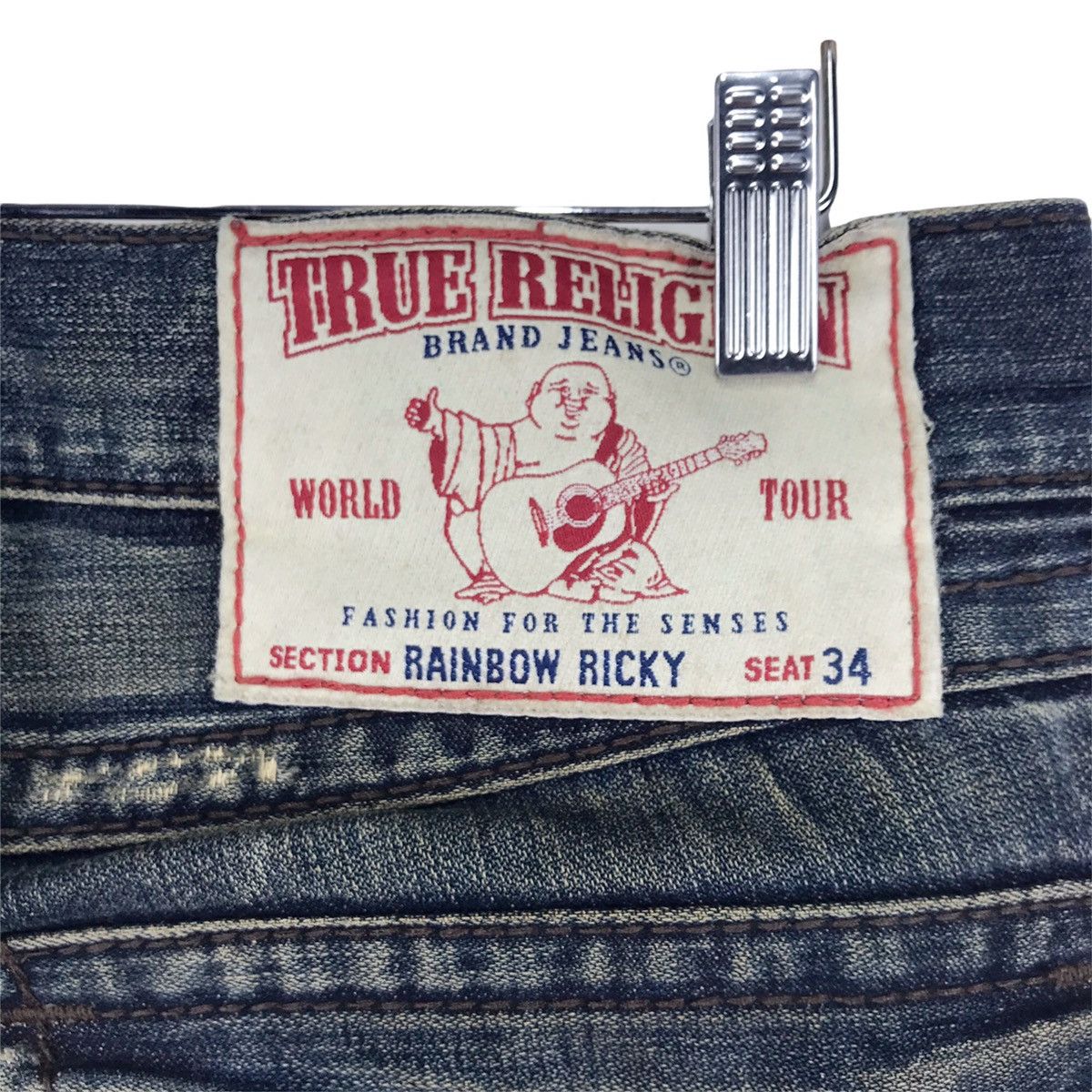 True Religion True Religion Rainbow Ricky Denim Size US 34 / EU 50 - 10 Thumbnail