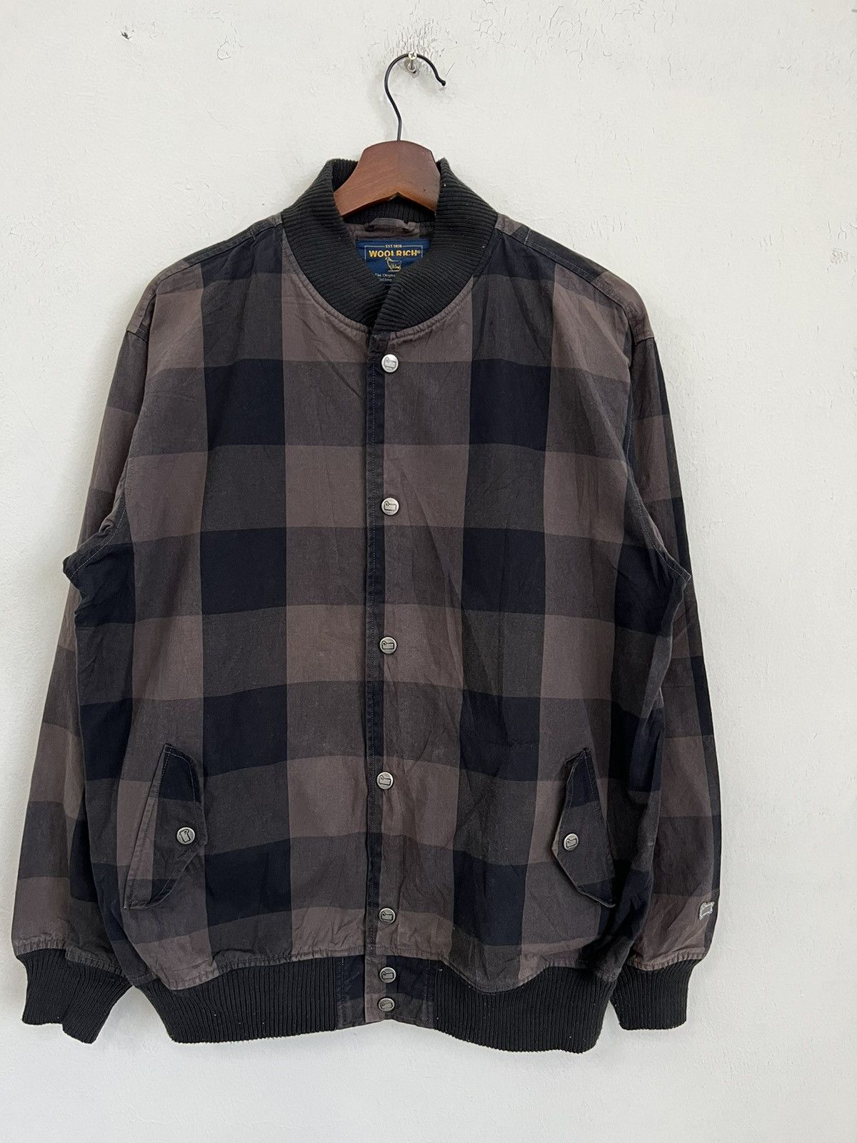 Japanese Brand × Woolrich Woolen Mills WoolRich Varsity Jacket Size US L / EU 52-54 / 3 - 1 Thumbnail