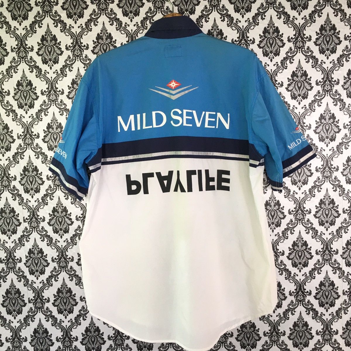 United Colors Of Benetton 🛫🔥Benetton x Mild Saven Playlife Shirt Button Up🔥🛫 Size US L / EU 52-54 / 3 - 7 Thumbnail