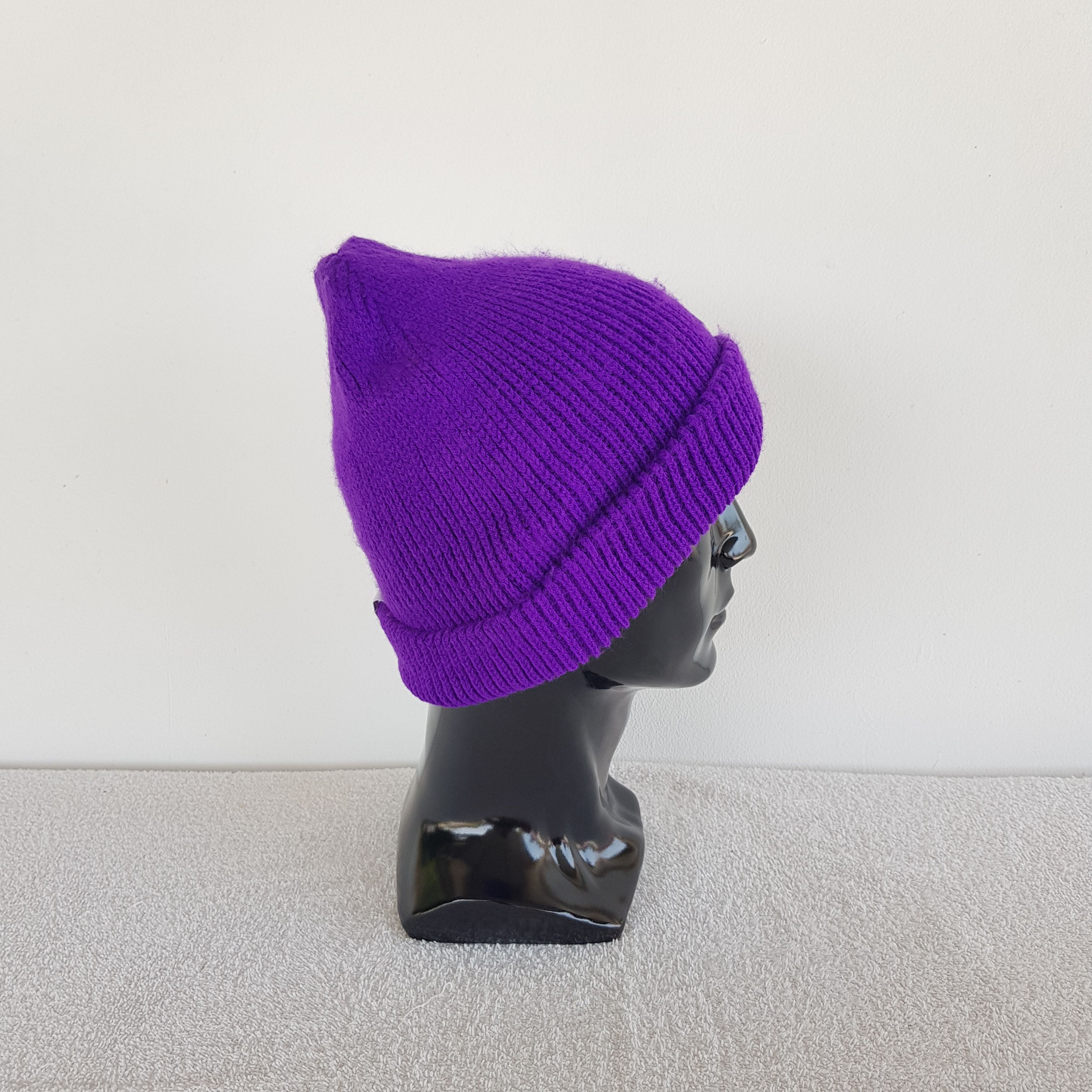 Japanese Brand × Vintage Japanese COAL Beanie Snow Cap Purple Hats - AC10301. Size ONE SIZE - 3 Thumbnail
